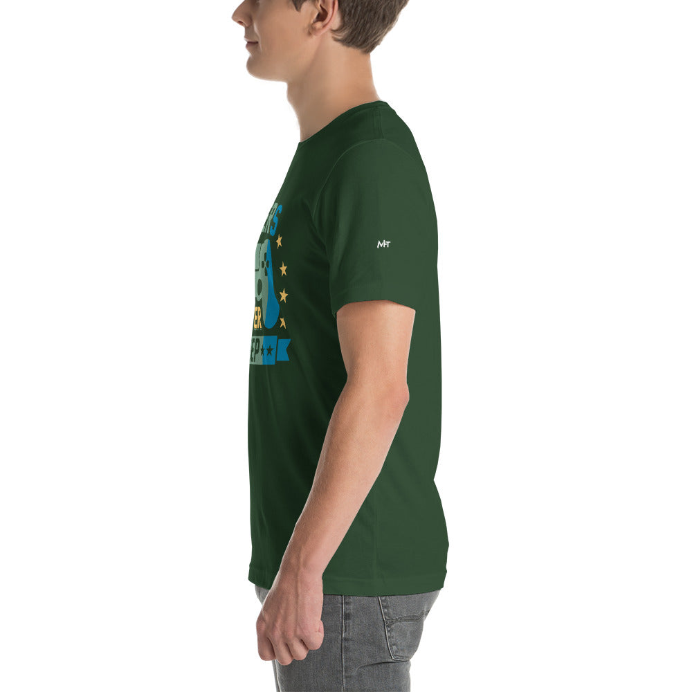 Gamers never sleep - Unisex t-shirt by DarkByteGear