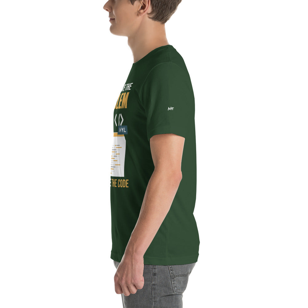 First, Solve the problem; then, Write the code V2 - Unisex t-shirt by DarkByteGear