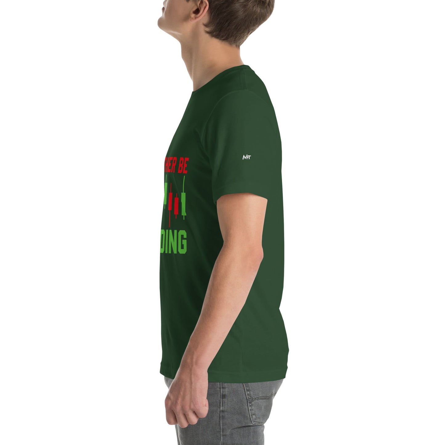 I'd rater be Trading ( Tanvir ) - Unisex t-shirt by DarkByteGear