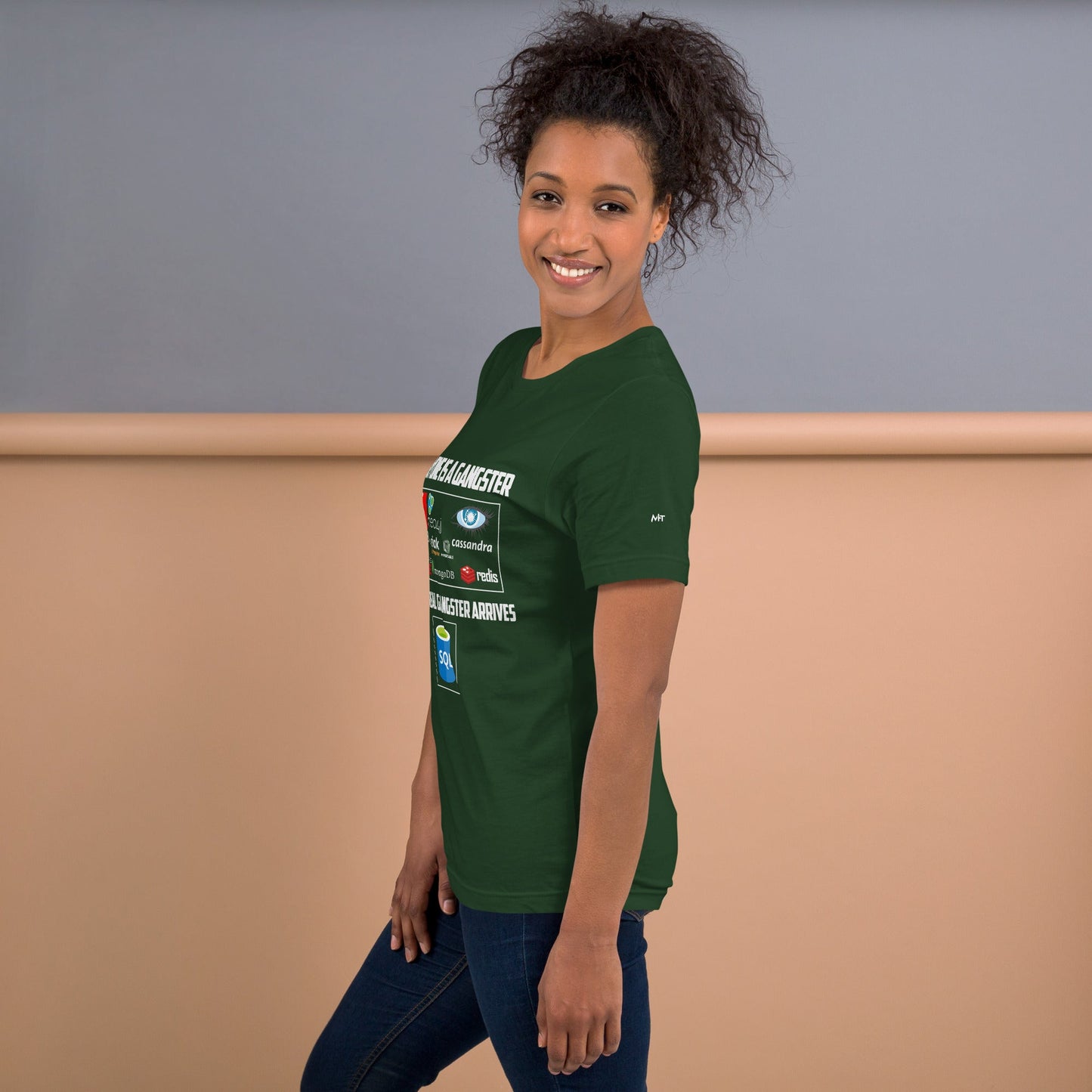 Everyone is a Gangster, until the real Gangster arrives - Unisex t-shirt by DarkByteGear