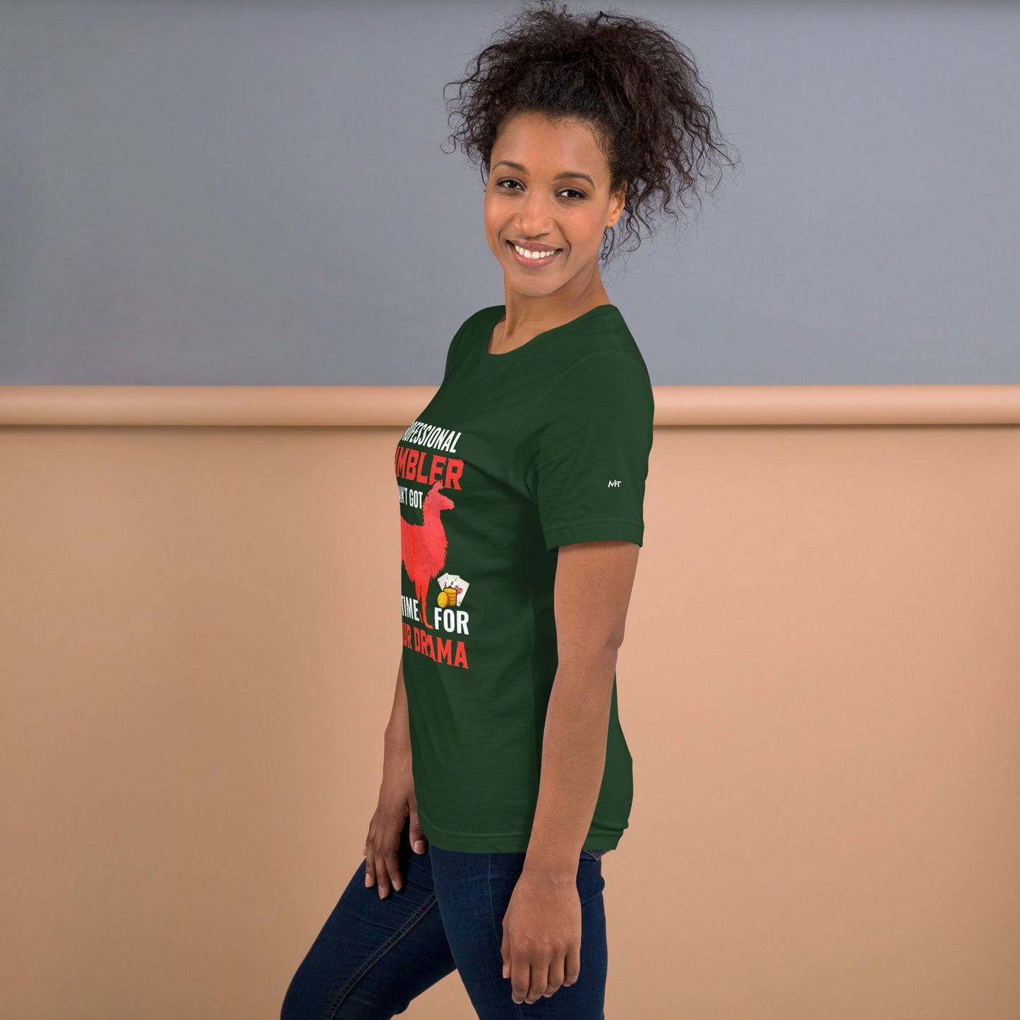 Profession Gambler Llama ain't Got time for your Drama - Unisex t-shirt by DarkByteGear