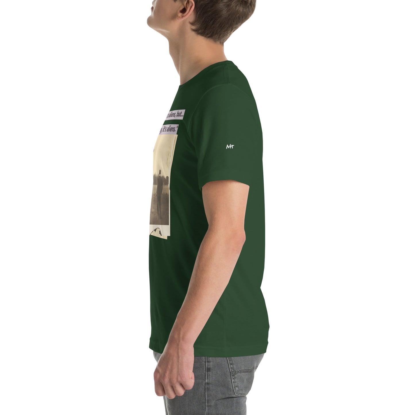 I'm not saying it's aliens, but... okay, it's aliens - Unisex t-shirt by DarkByteGear