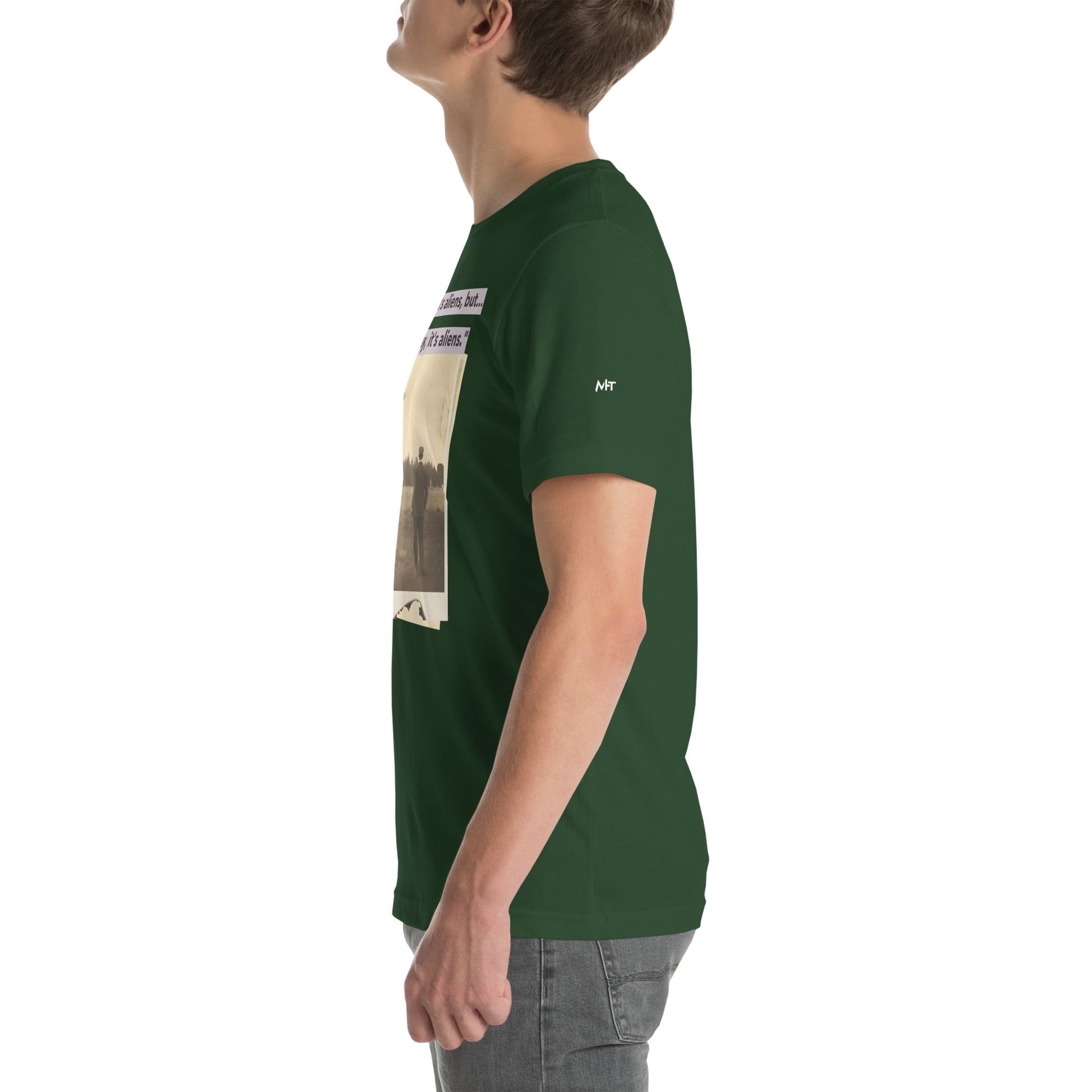 I'm not saying it's aliens, but... okay, it's aliens - Unisex t-shirt by DarkByteGear