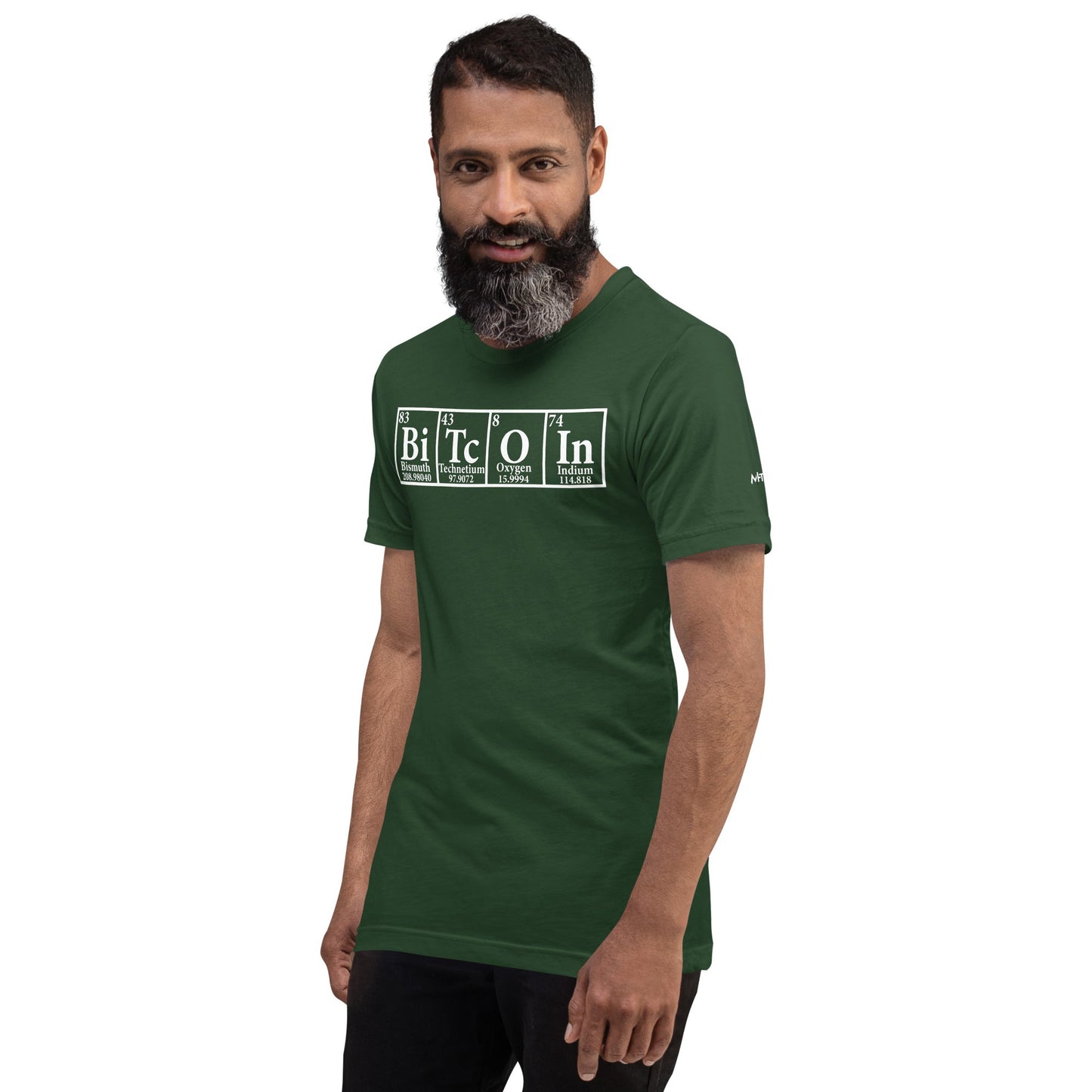 Bitcoin Periodic Table Unisex t-shirt by DarkByteGear