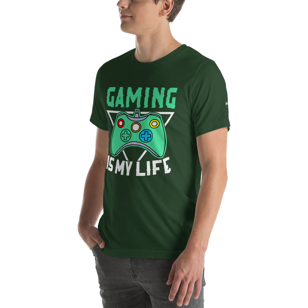 Gaming Is My Life - Unisex t-shirt by DarkByteGear