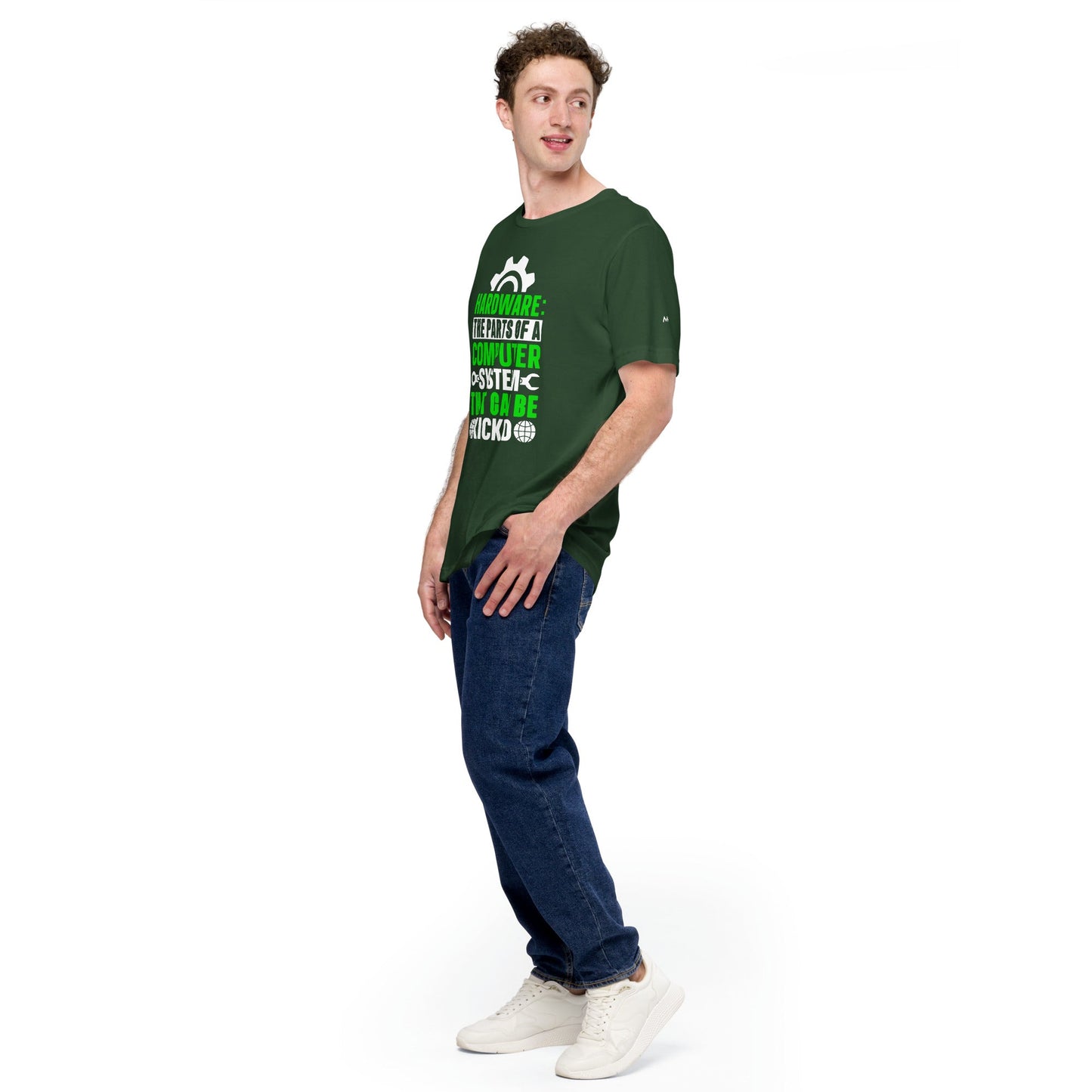 Hardware: The Part of a Computer System - Unisex t-shirt by DarkByteGear