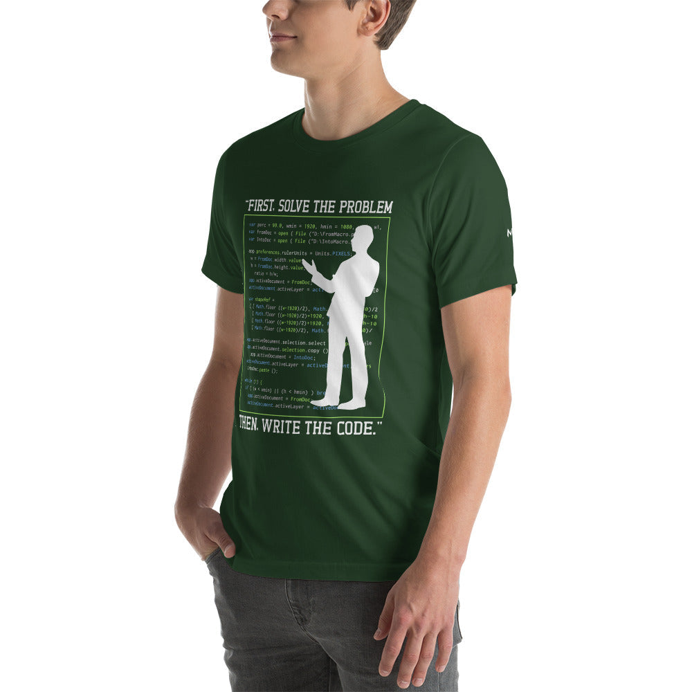 First, Solve the problem; then, Write the code V5 - Unisex t-shirt by DarkByteGear