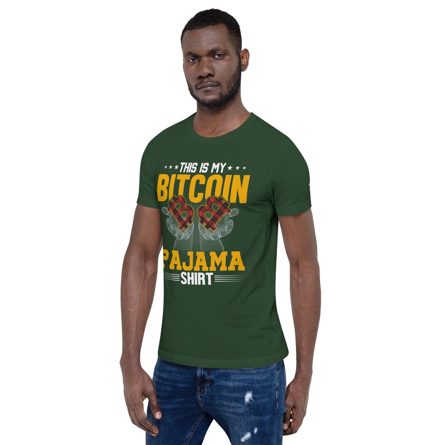 This is My Bitcoin Pajama Shirt Unisex t-shirt by DarkByteGear