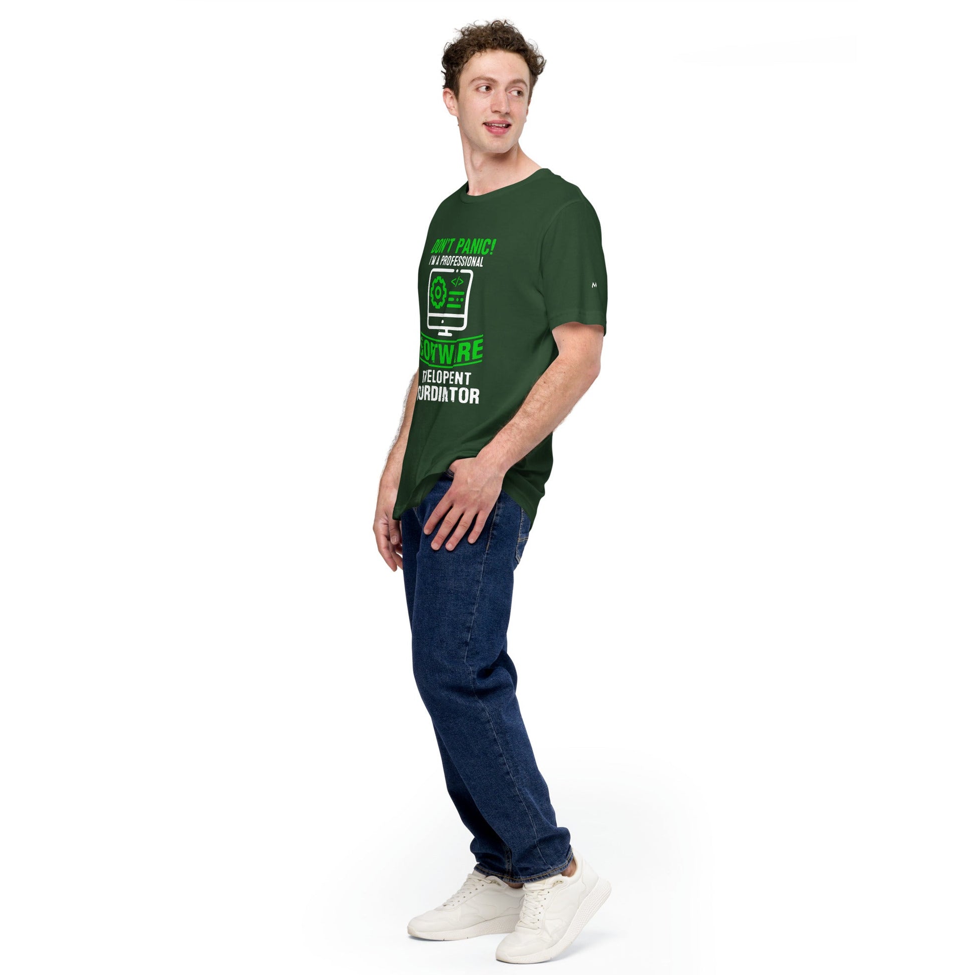 Don't Panic, I am a Professional - Unisex t-shirt by DarkByteGear