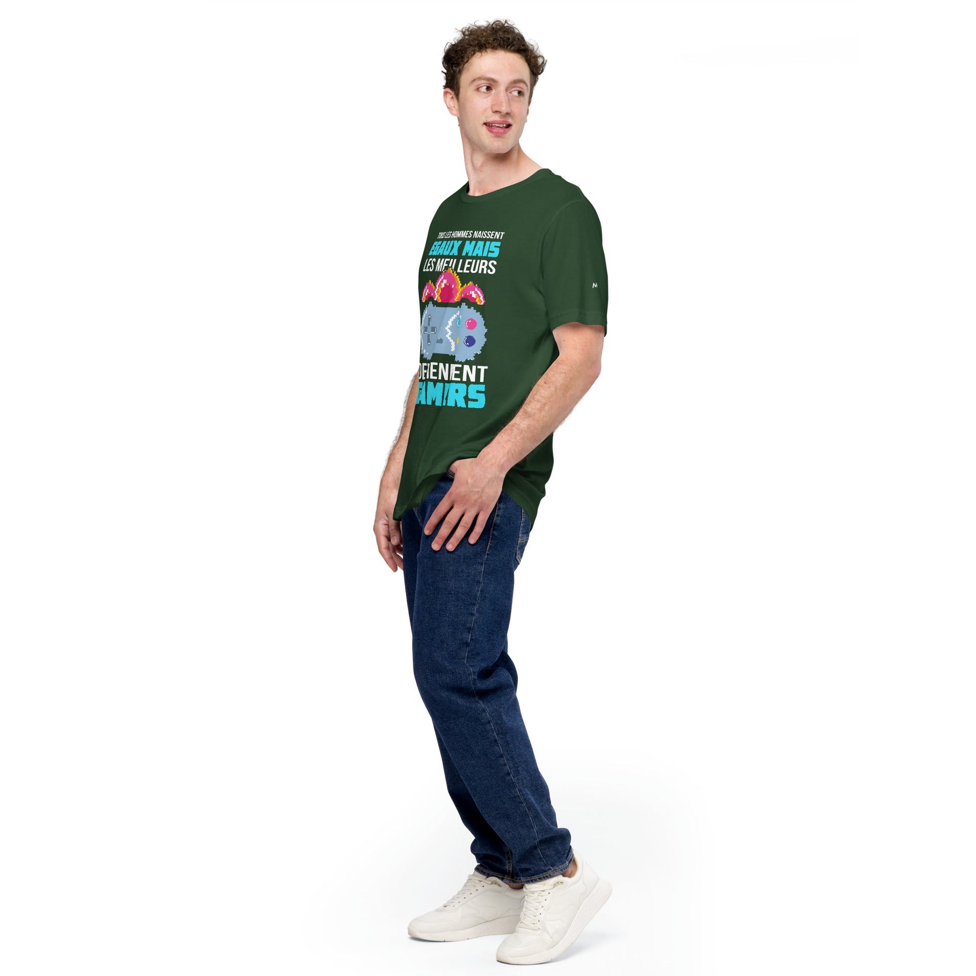 Tous Les Hommes Naissent Egaux Mais - Unisex t-shirt by DarkByteGear