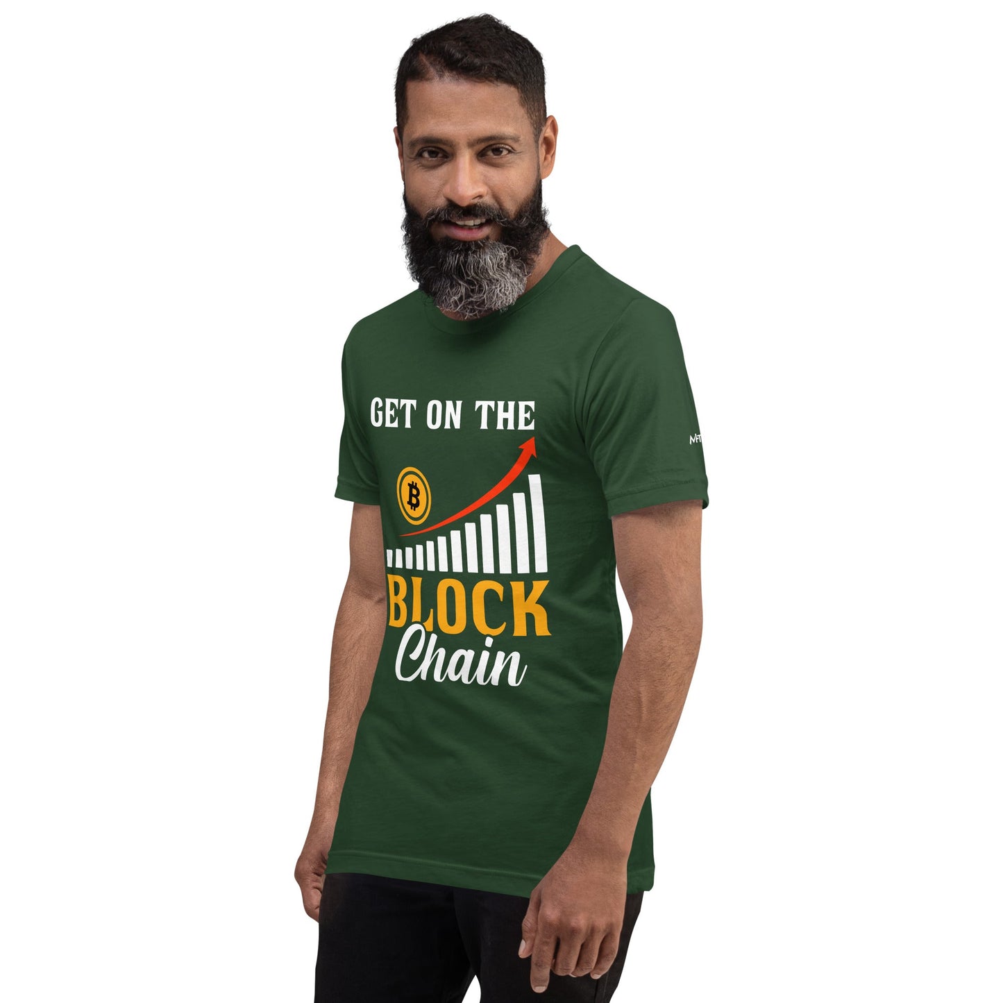 Get on the Block Chain - Unisex t-shirt by DarkByteGear
