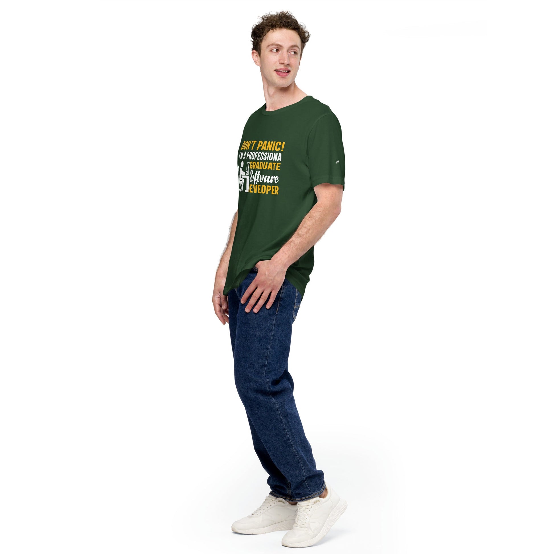 Don’t Worry! I am a Professional Graduate Software Developer - Unisex t-shirt by DarkByteGear
