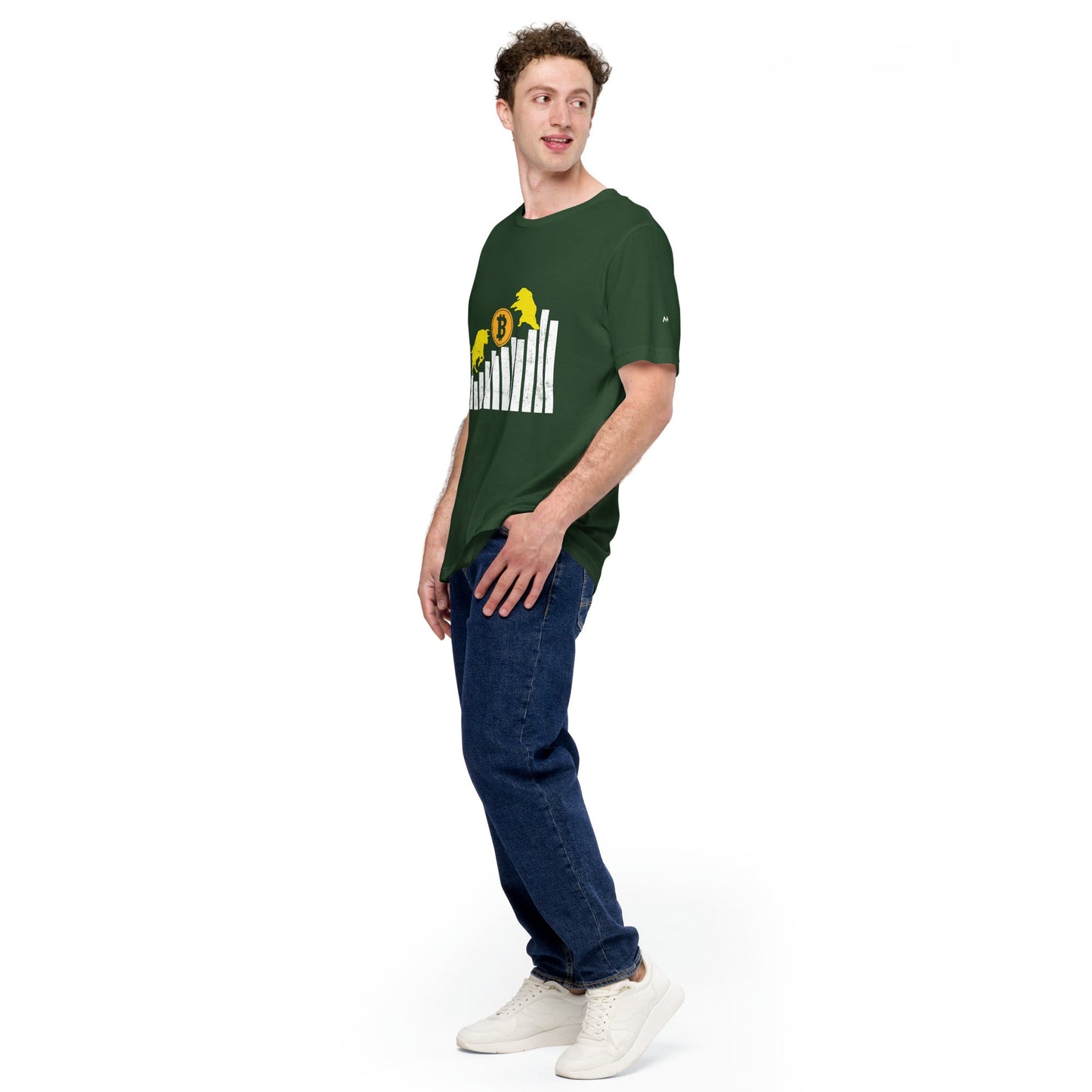 Bull Bear Bitcoin Statistic - Unisex t-shirt by DarkByteGear