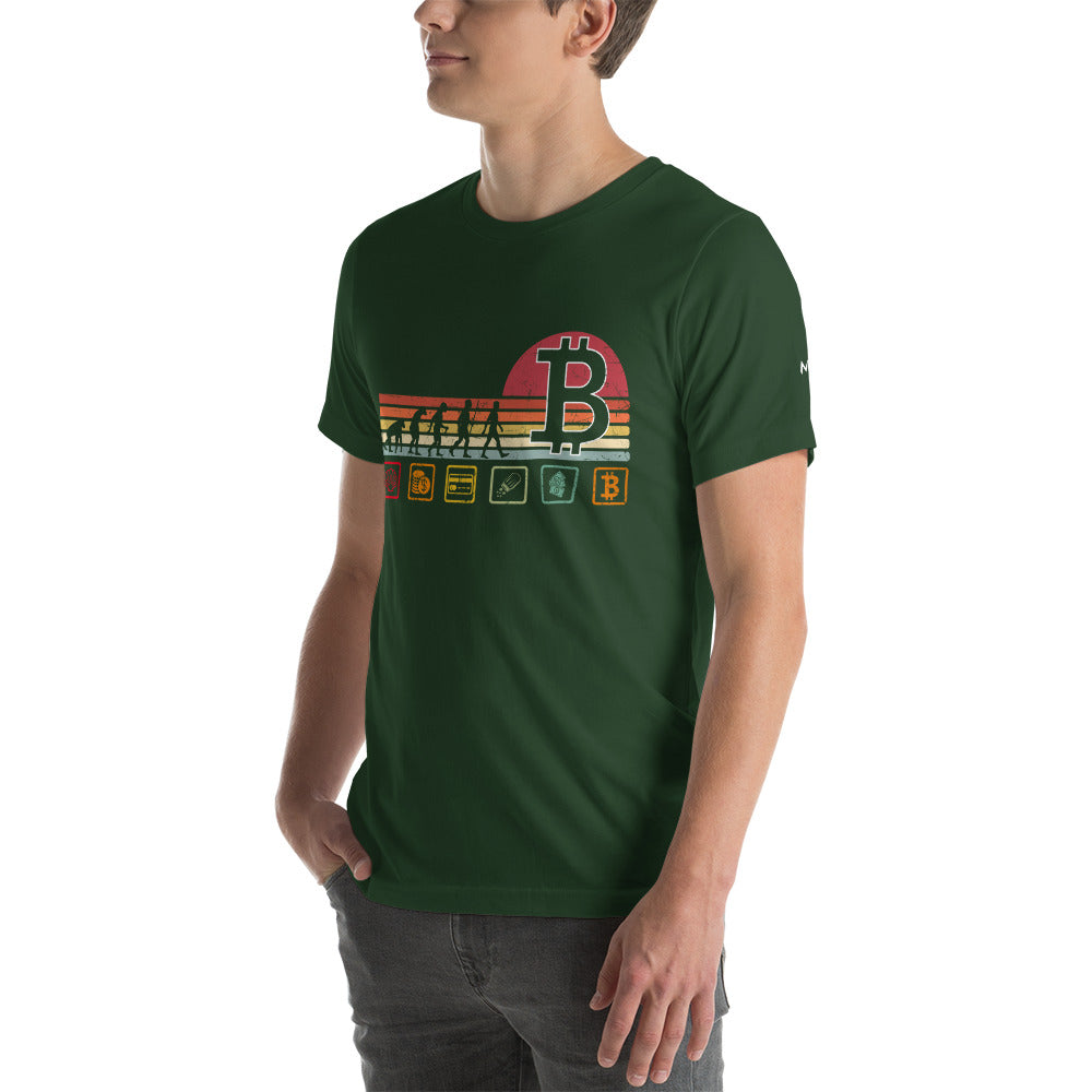 Bitcoin Evolution - Unisex t-shirt by DarkByteGear
