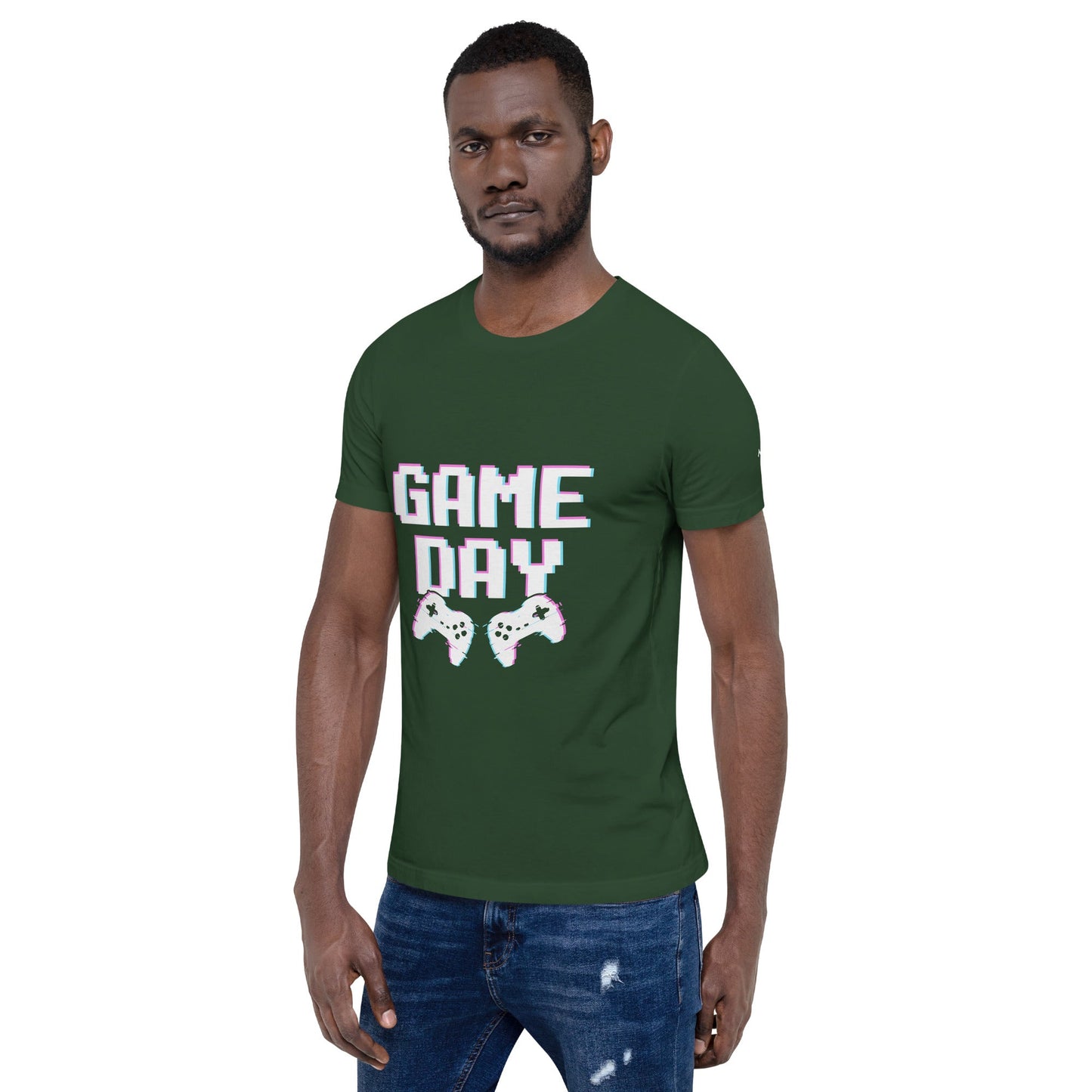 Game Day Lego White - Unisex t-shirt by DarkByteGear