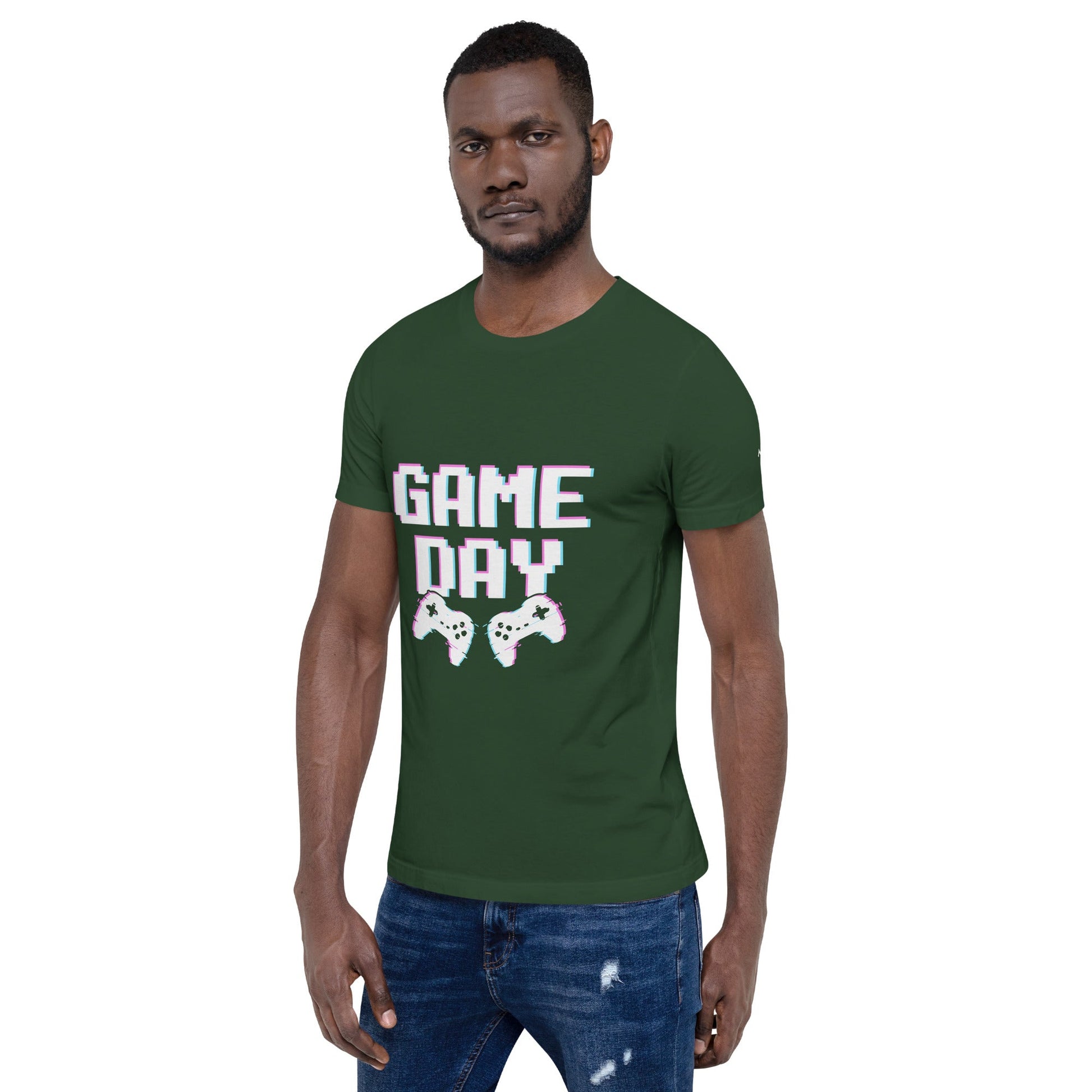 Game Day Lego White - Unisex t-shirt by DarkByteGear