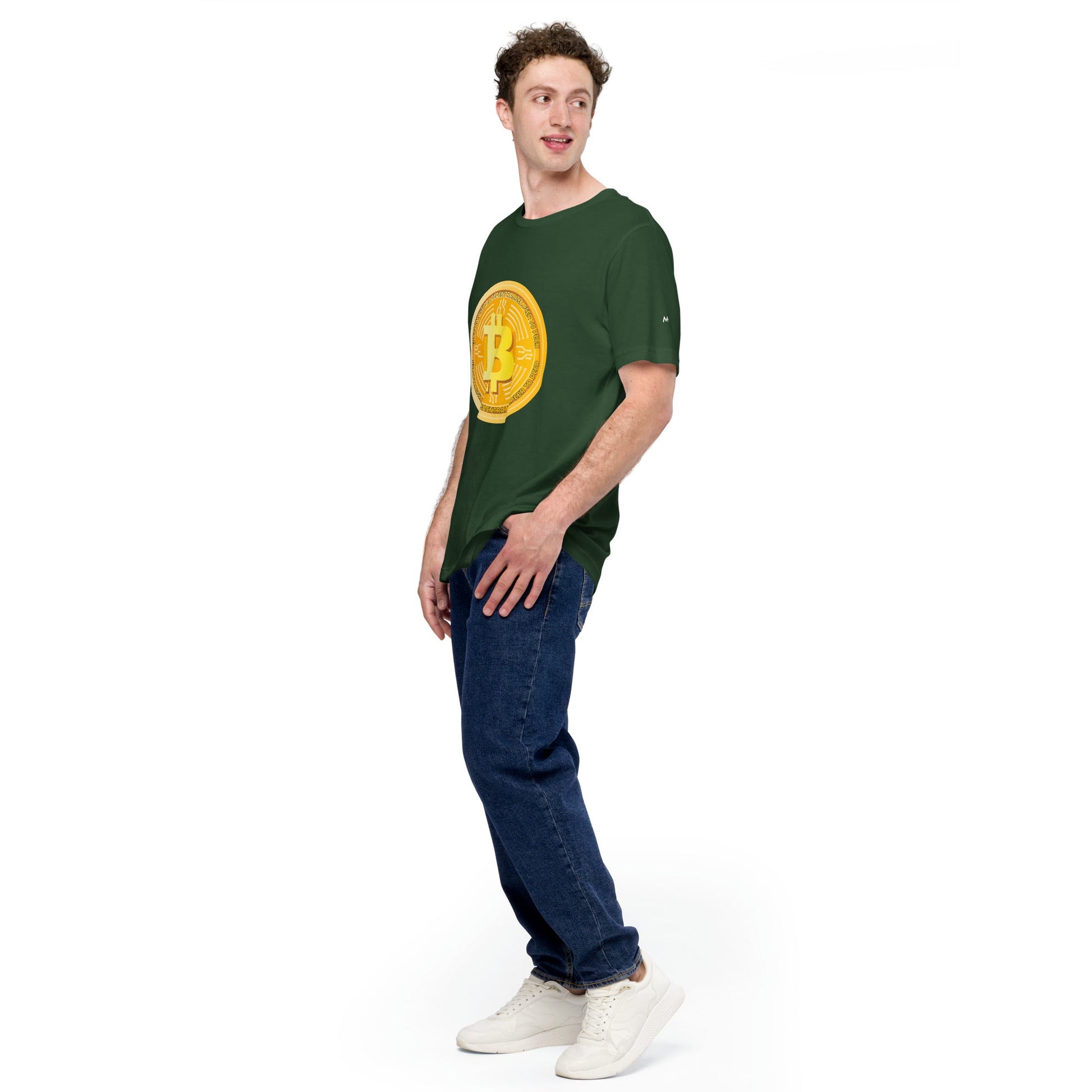 Bitcoin Medal - Unisex t-shirt by DarkByteGear