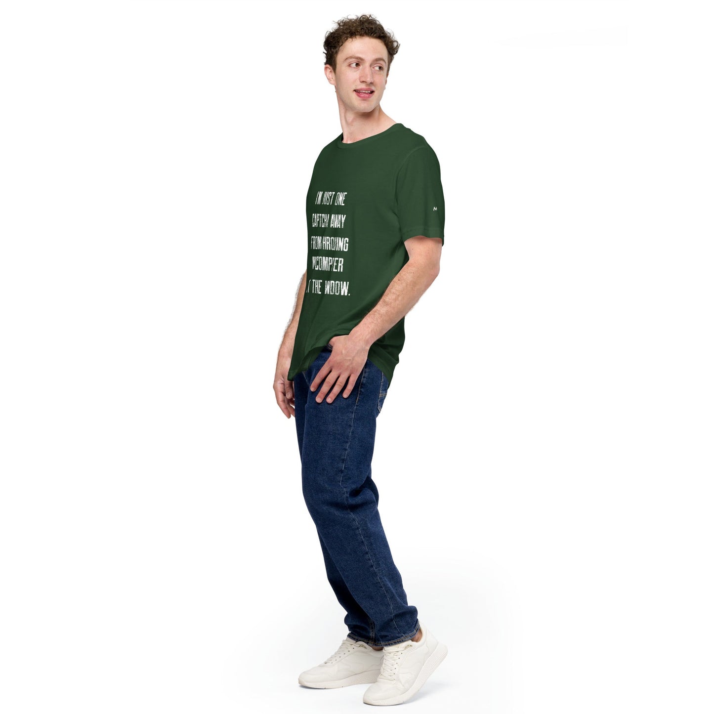 I'm Just one CAPTCHA away from throwing my Computer away V1 - Unisex t-shirt by DarkByteGear