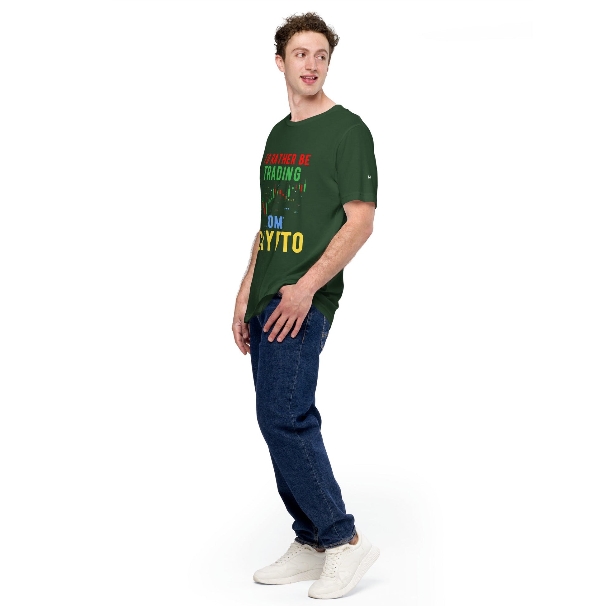 I'd rather be trading some Crypto - Unisex t-shirt by DarkByteGear