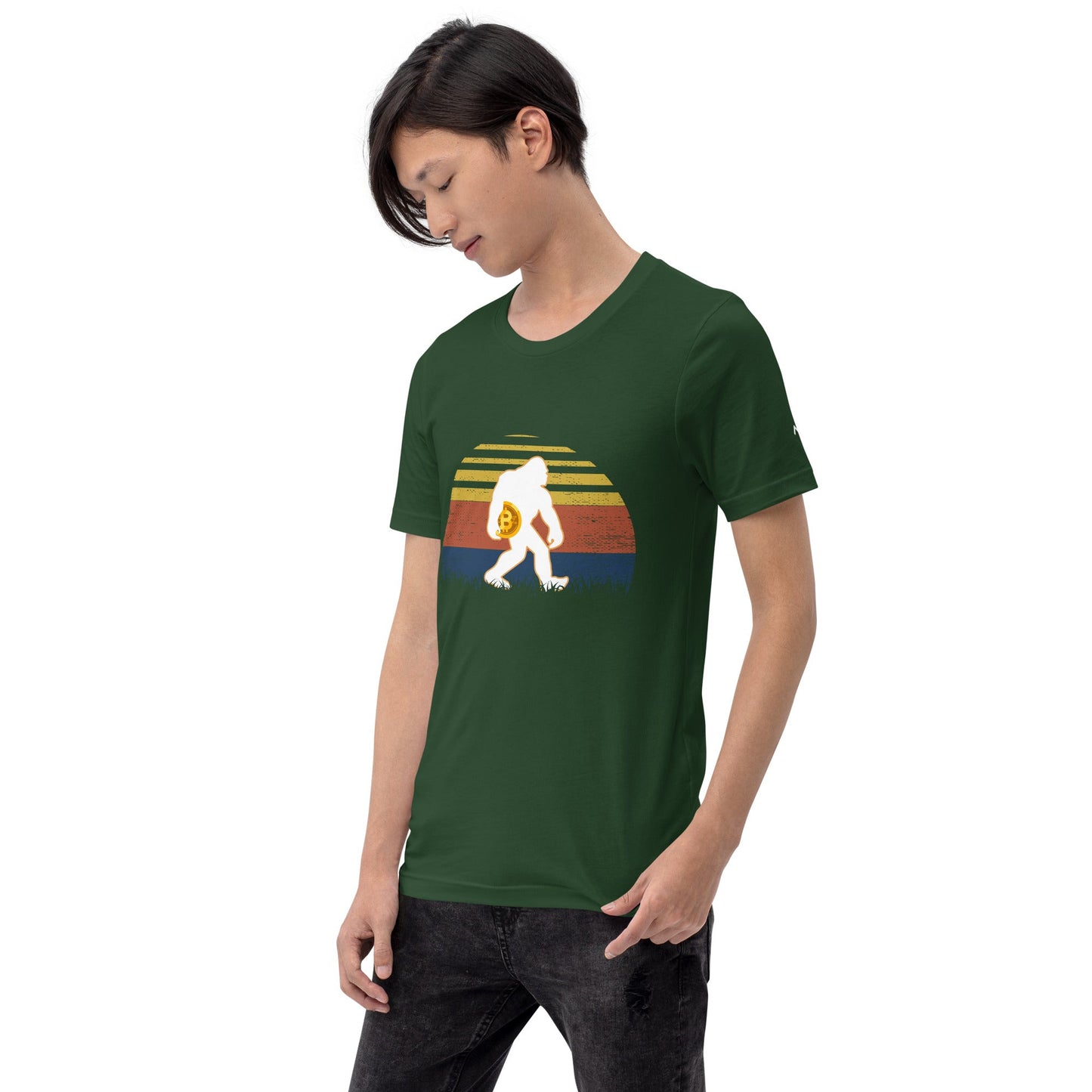 Retro Bitcoin - Unisex t-shirt by DarkByteGear