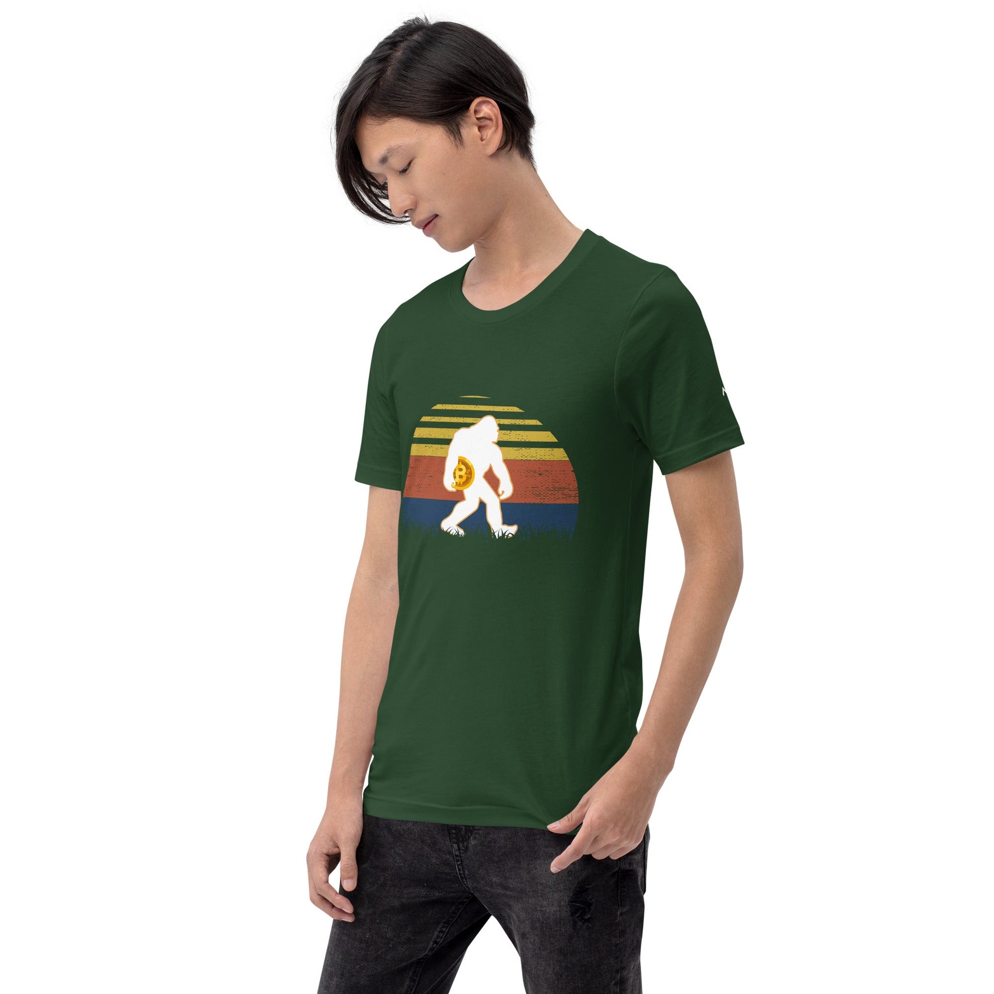 Retro Bitcoin - Unisex t-shirt by DarkByteGear