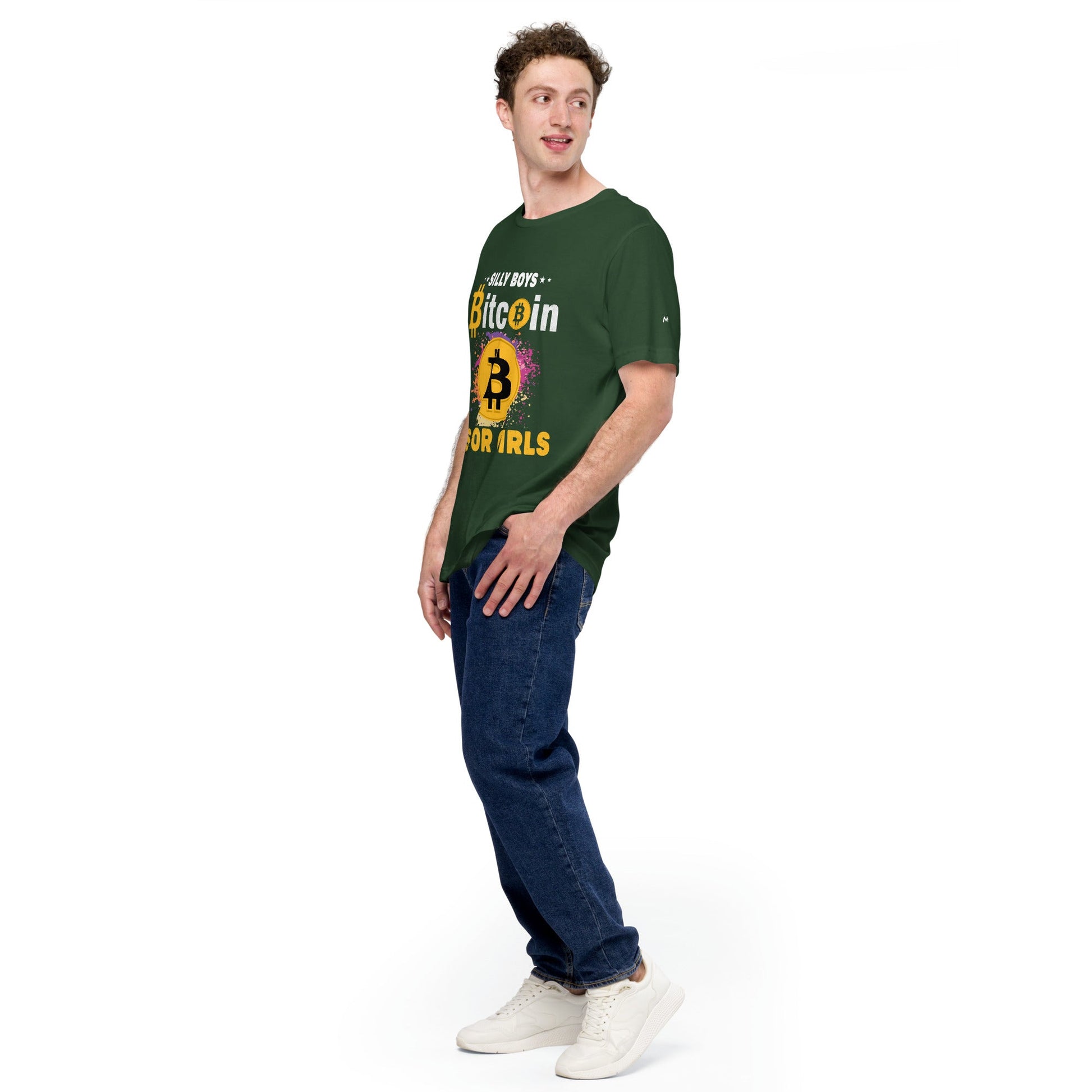 *Silly Boys* : BTC is for Girls - Unisex t-shirt by DarkByteGear