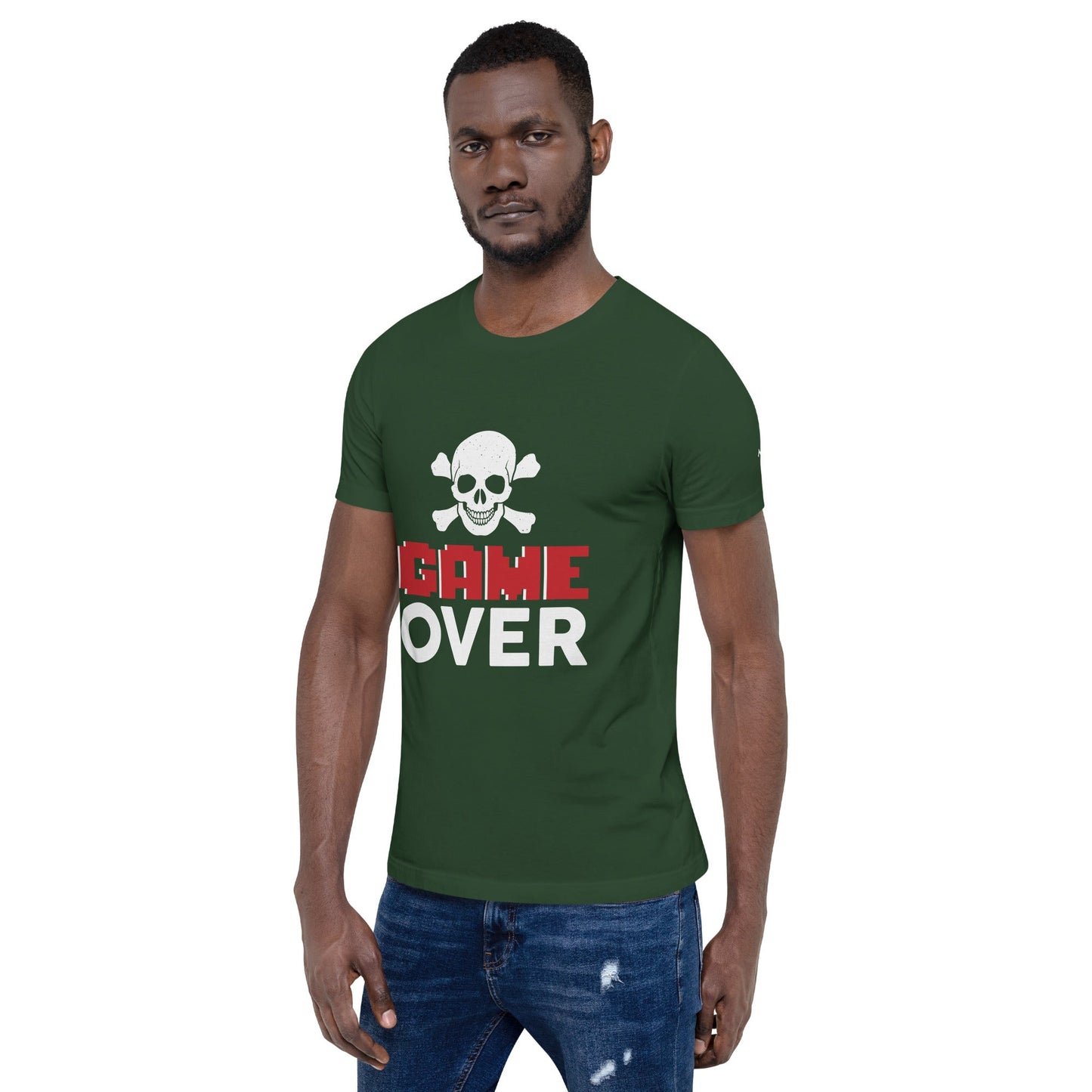 Game Over - Unisex t-shirt ( Back Print ) by DarkByteGear