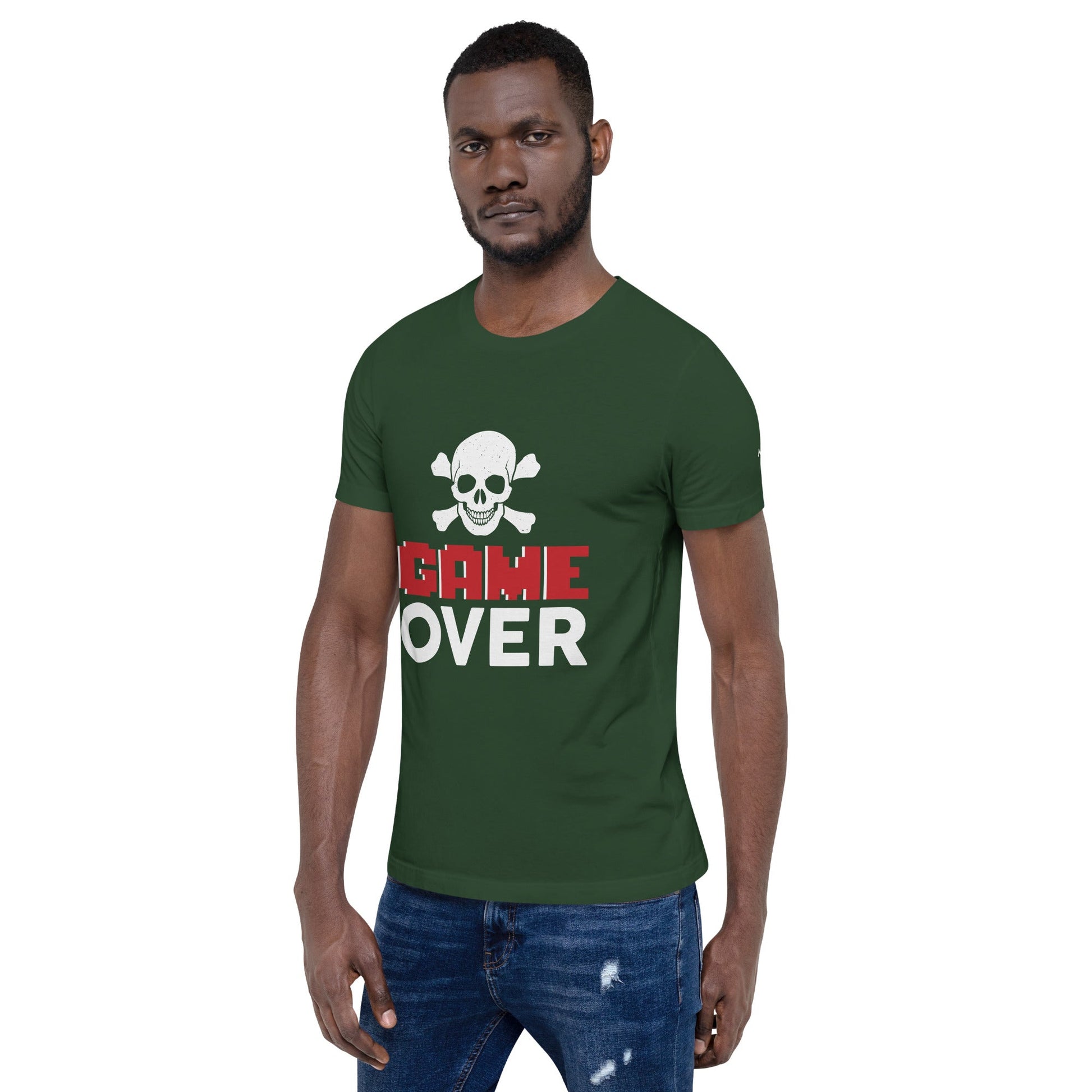 Game Over - Unisex t-shirt ( Back Print ) by DarkByteGear