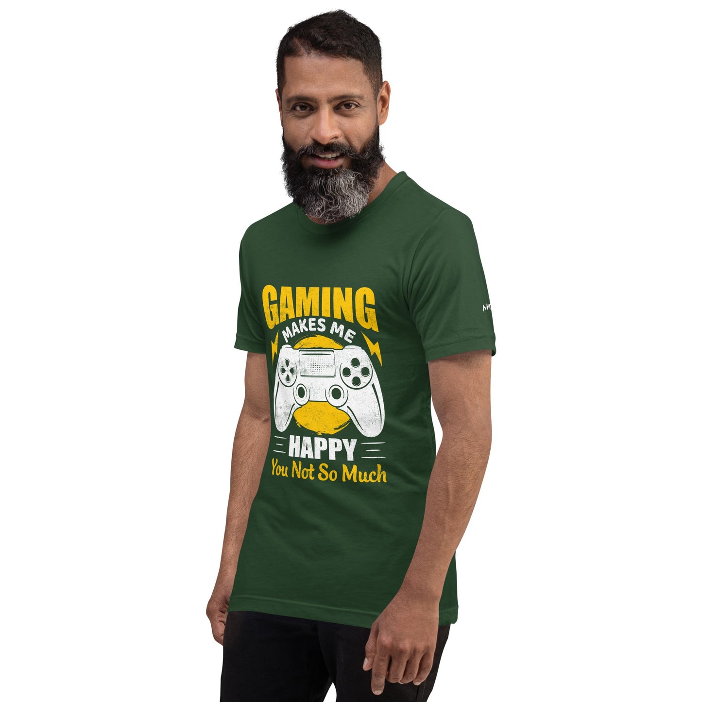 Gaming Makes me Happy (MAHFUZ) - Unisex t-shirt by DarkByteGear
