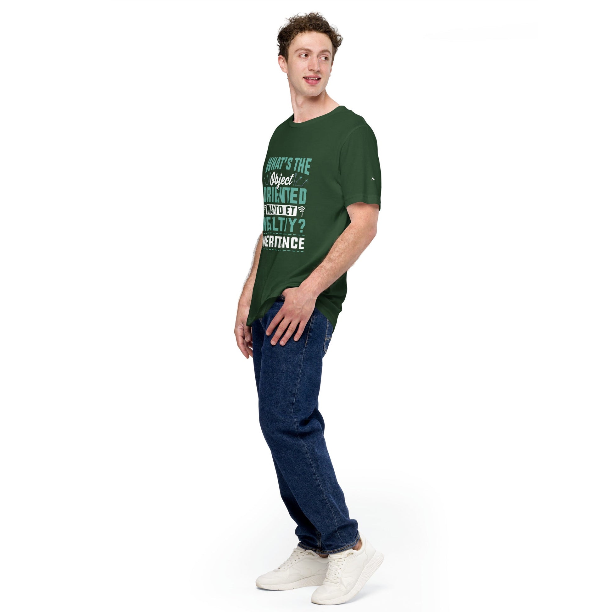 What is the Object Oriented Way to get Wealthy? Inheritance Unisex t-shirt by DarkByteGear
