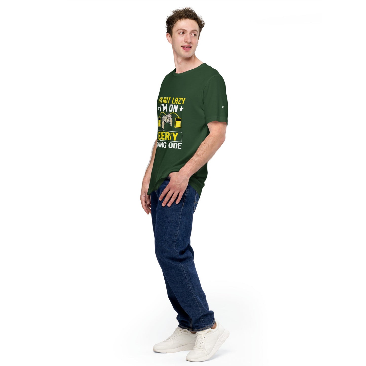 I am not Lazy, I am on Energy Saving Mode - Unisex t-shirt by DarkByteGear