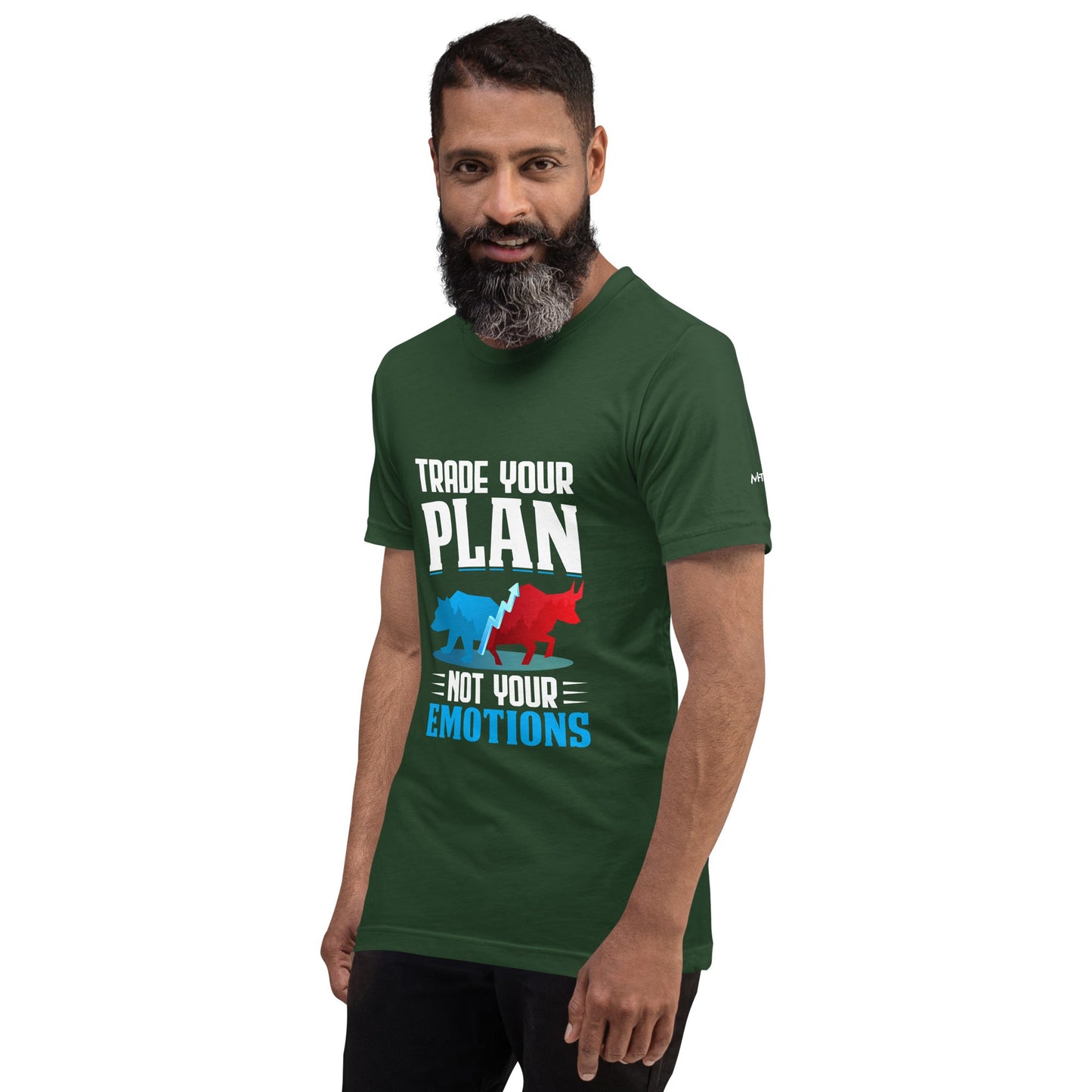 Trade your plan: not your emotion - Unisex t-shirt by DarkByteGear