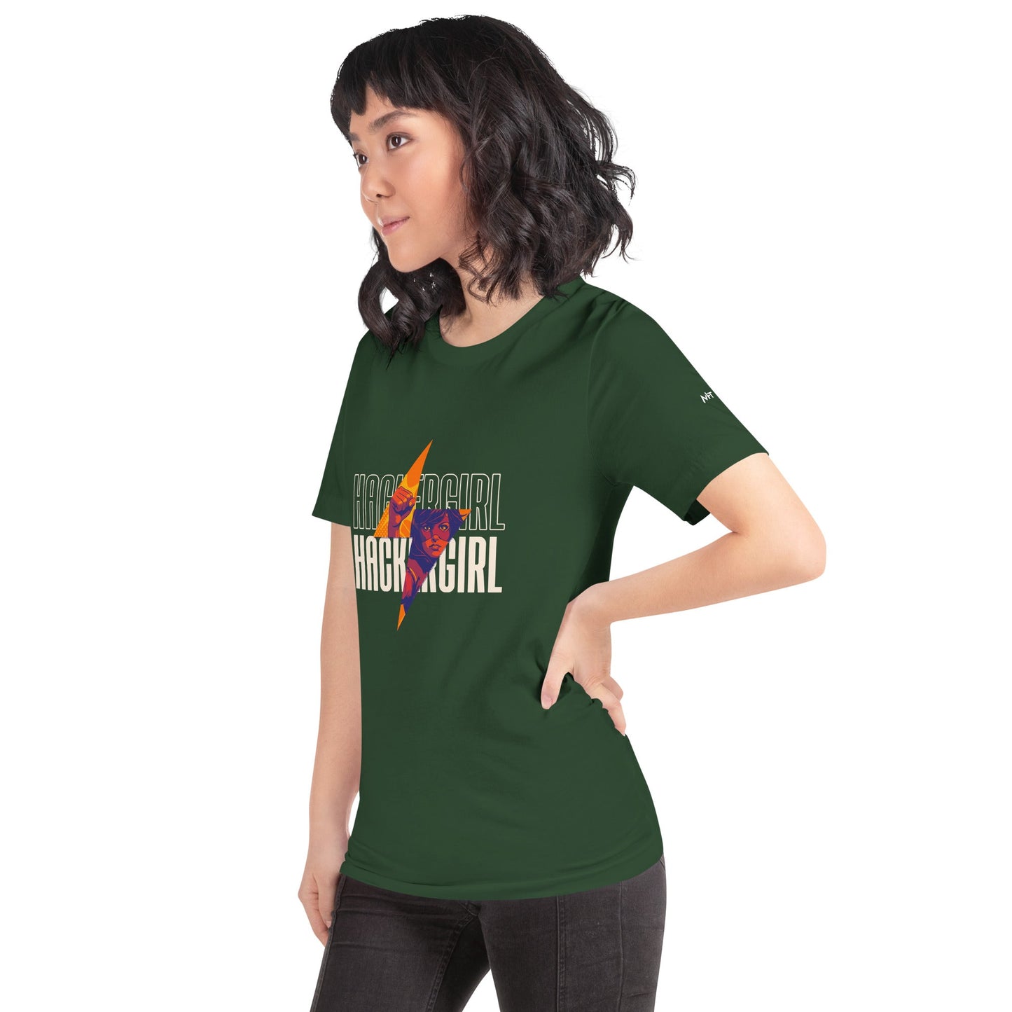 Hacker Girl V1 - Unisex t-shirt by DarkByteGear