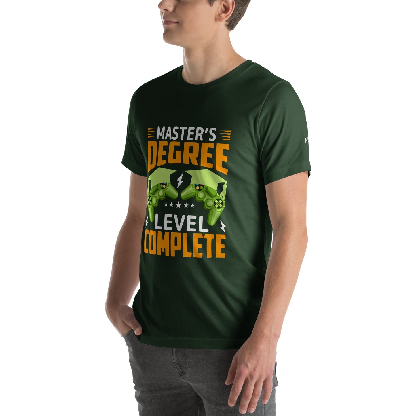 Master Degree Level Complete - Unisex t-shirt by DarkByteGear