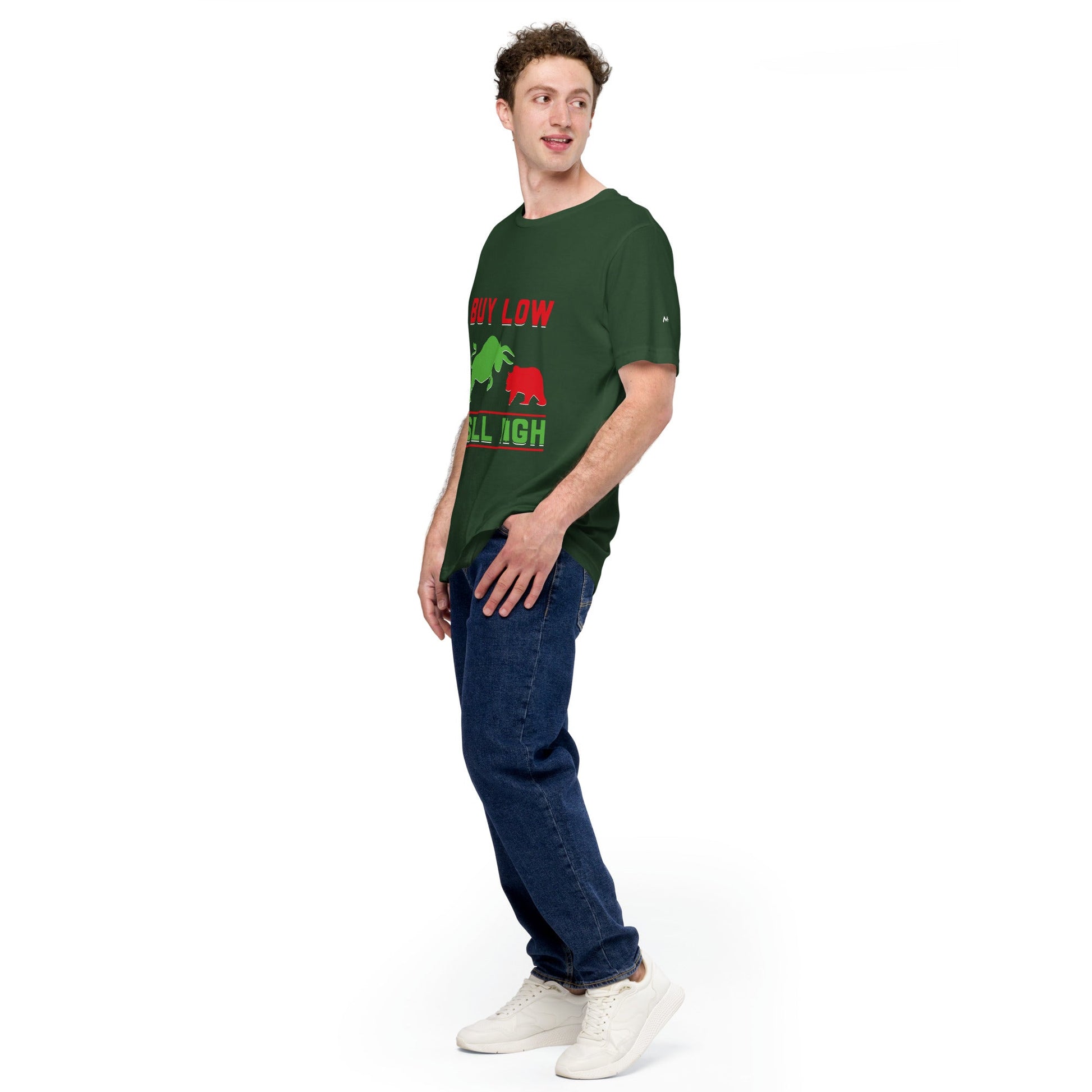 Buy low, Sell high - Unisex t-shirt by DarkByteGear