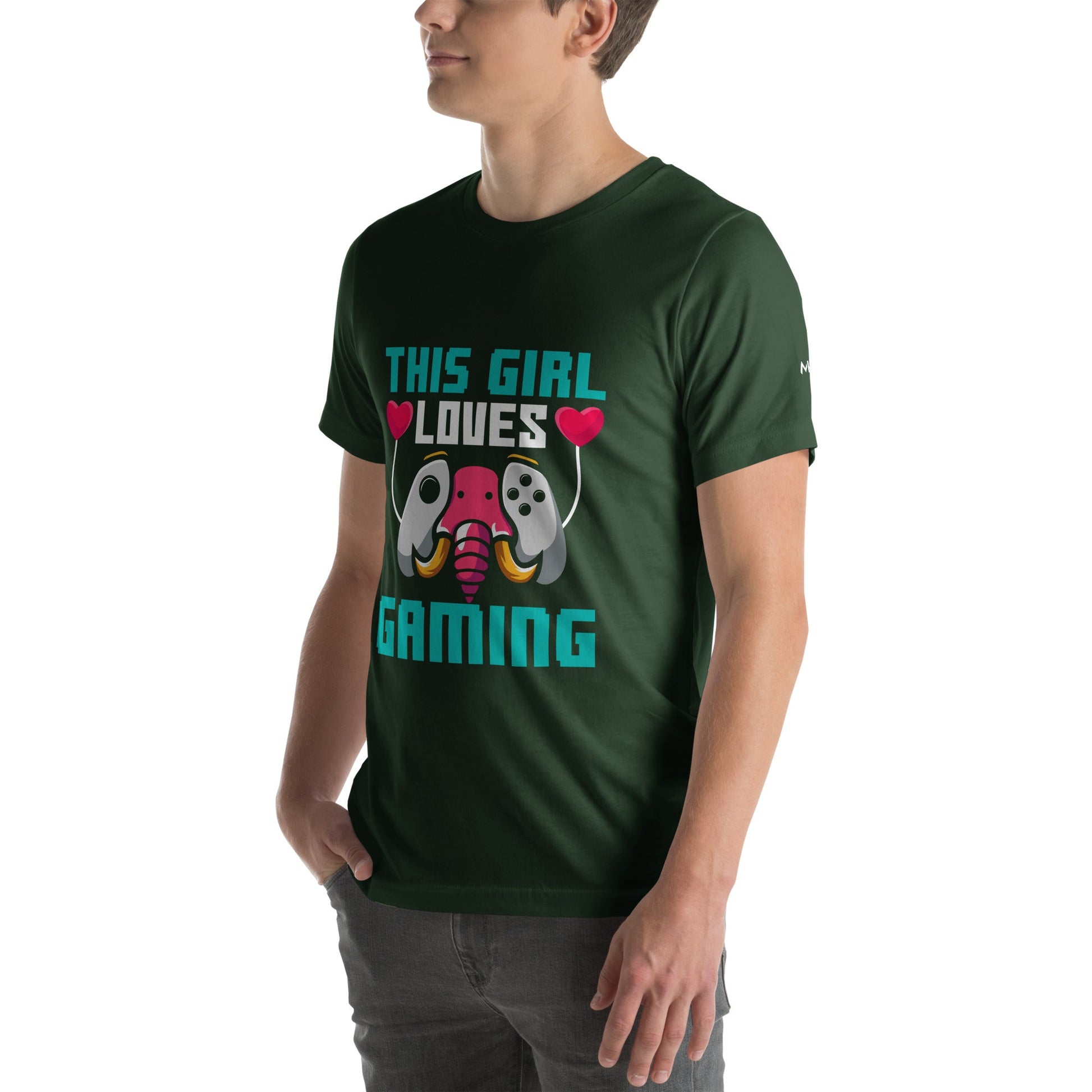 This girl Loves video games ( RiMa ) - Unisex t-shirt by DarkByteGear