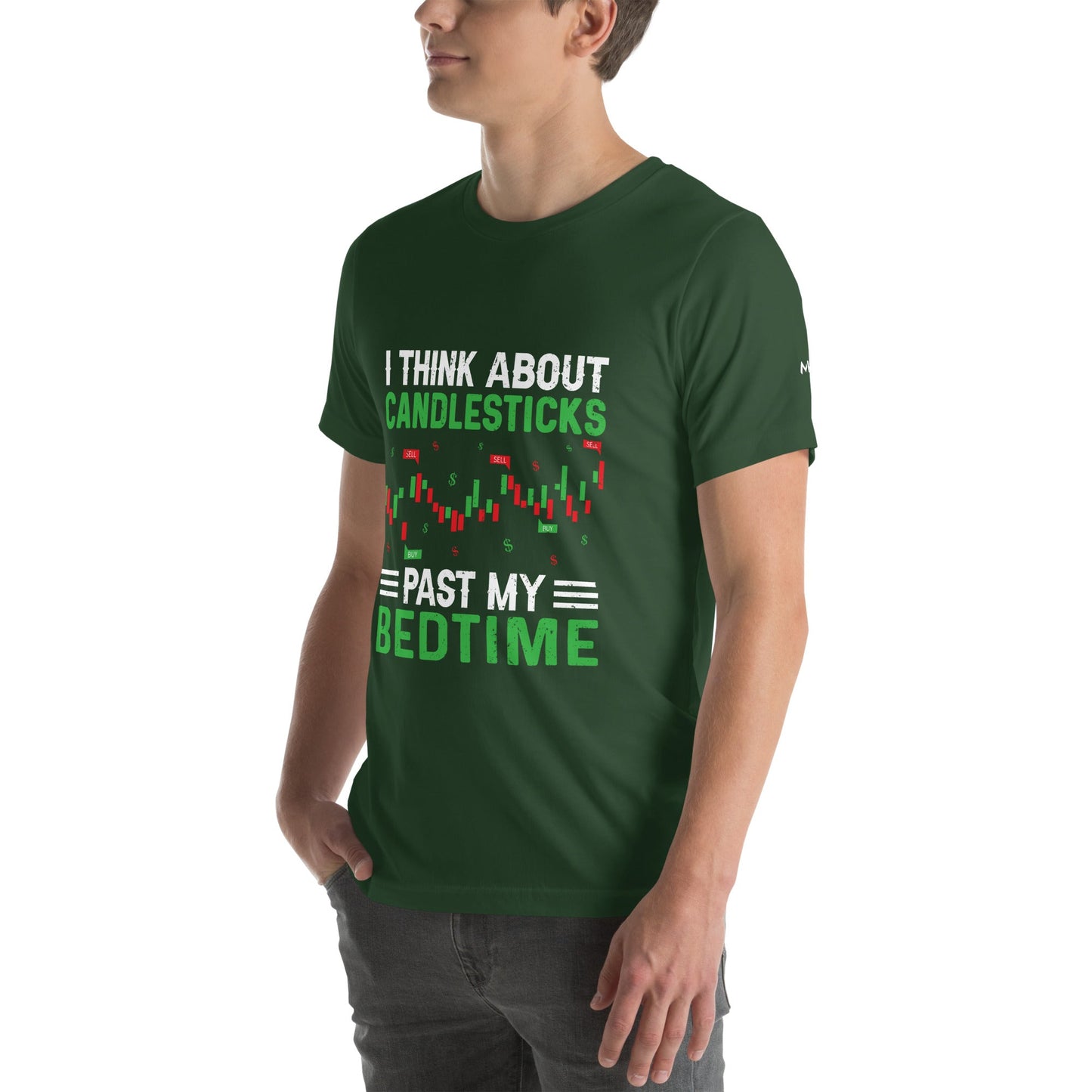 I think about Candle Sticks past my Bedtime - Unisex t-shirt by DarkByteGear