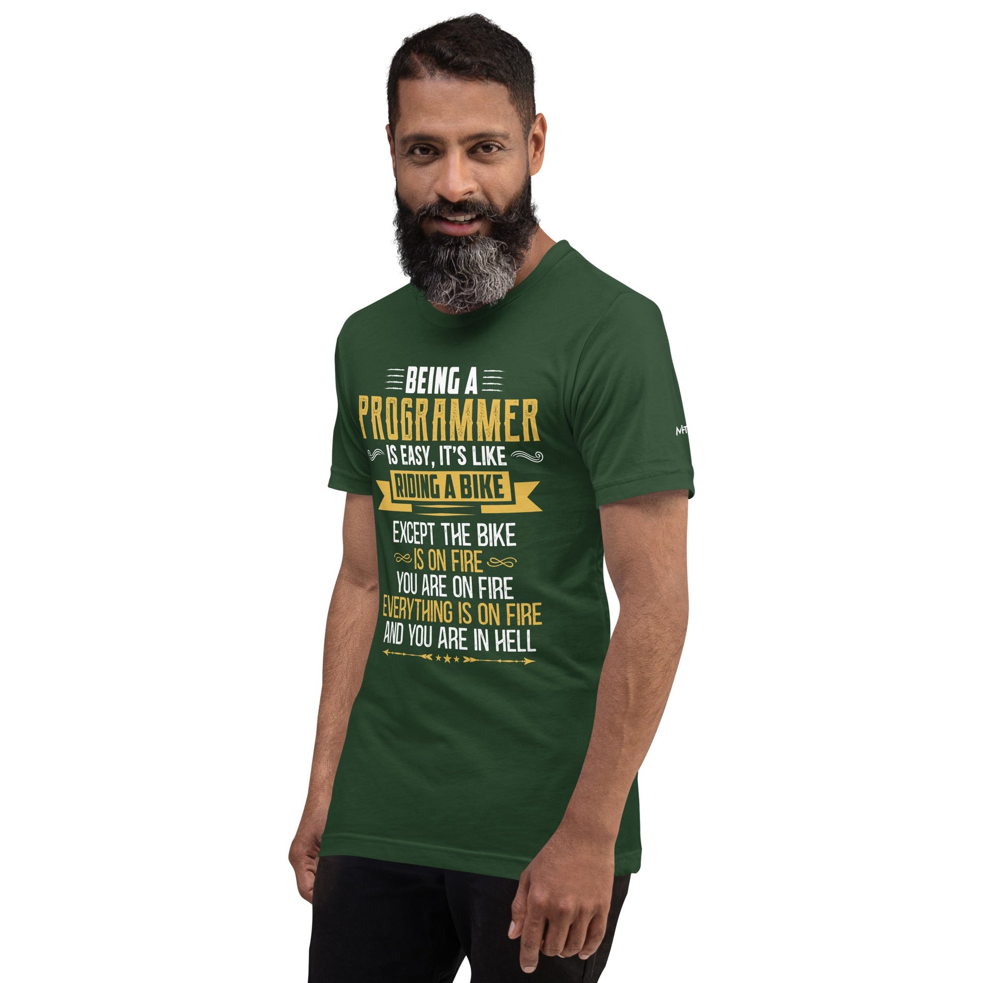 Being a Programmer is easy V2 - Unisex t-shirt by DarkByteGear