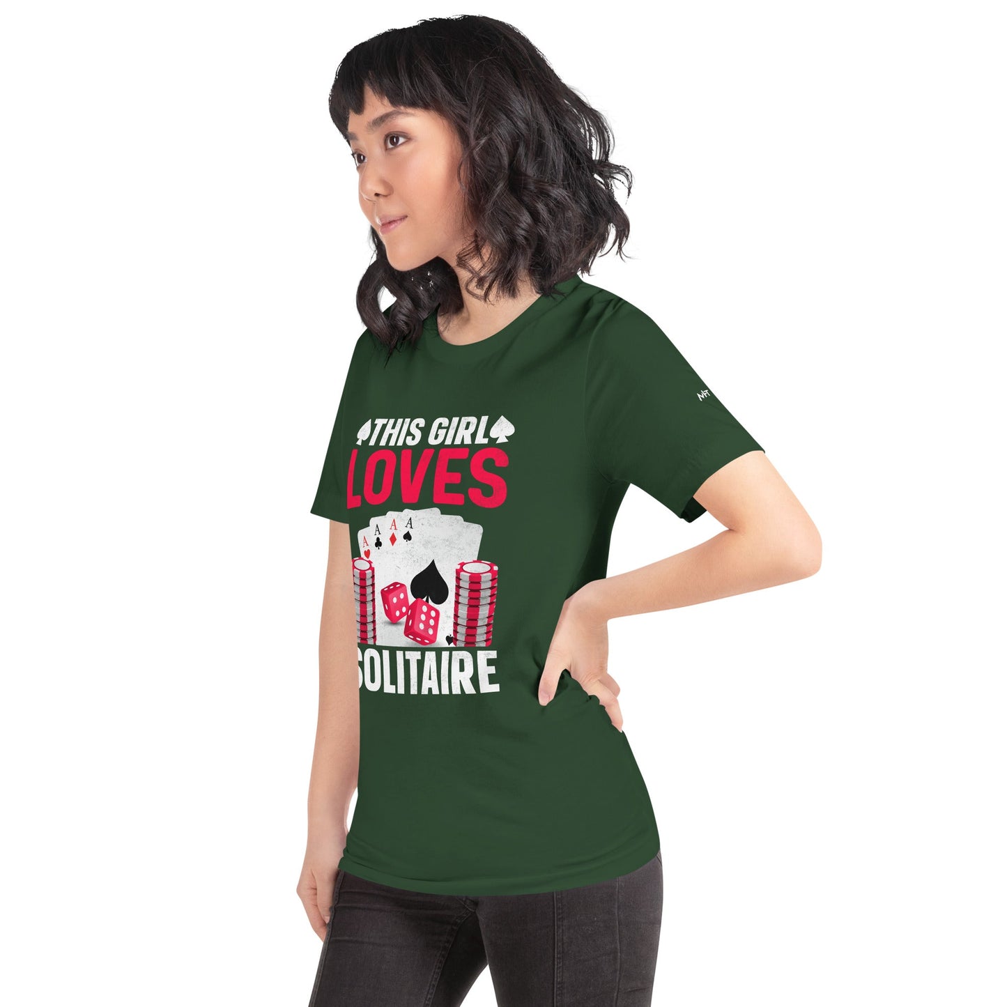 This Girl Loves Solitaire - Unisex t-shirt by DarkByteGear