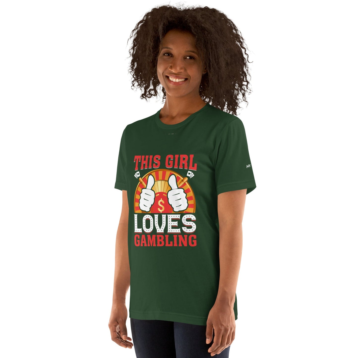 This Girl Loves Gambling - Unisex t-shirt by DarkByteGear