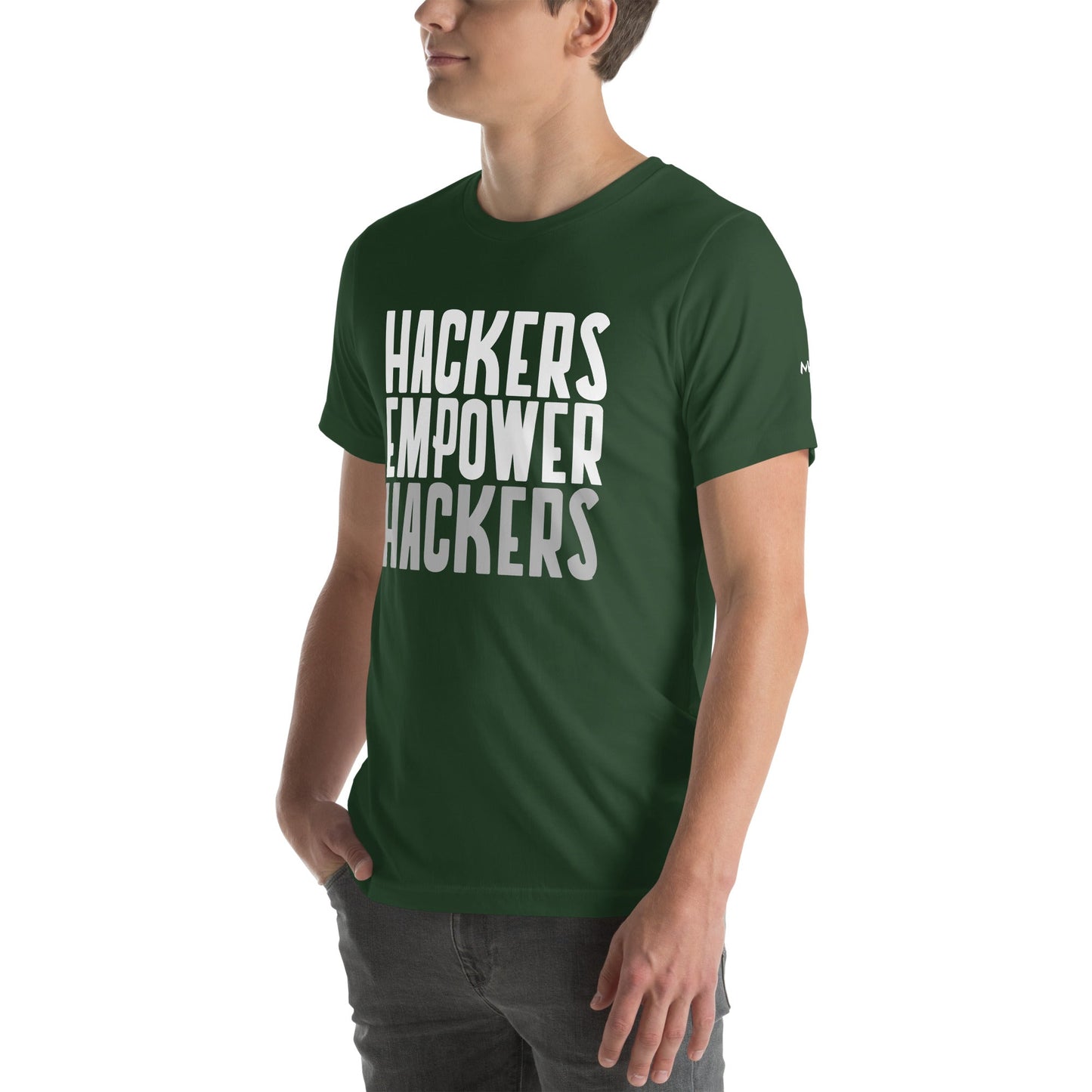 Hackers Empower Hackers - Unisex t-shirt by DarkByteGear
