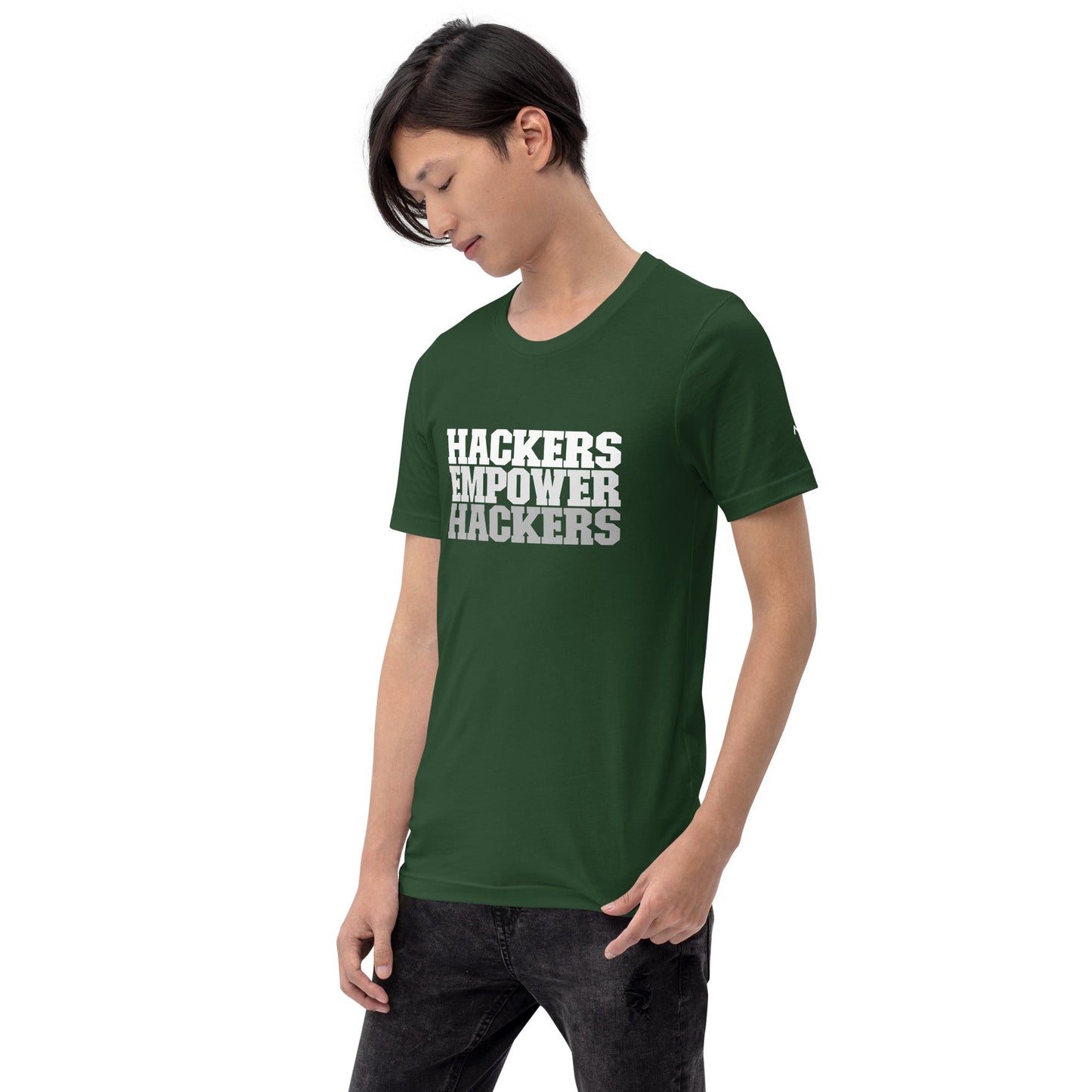 Hackers Empower Hackers V2 - Unisex t-shirt by DarkByteGear