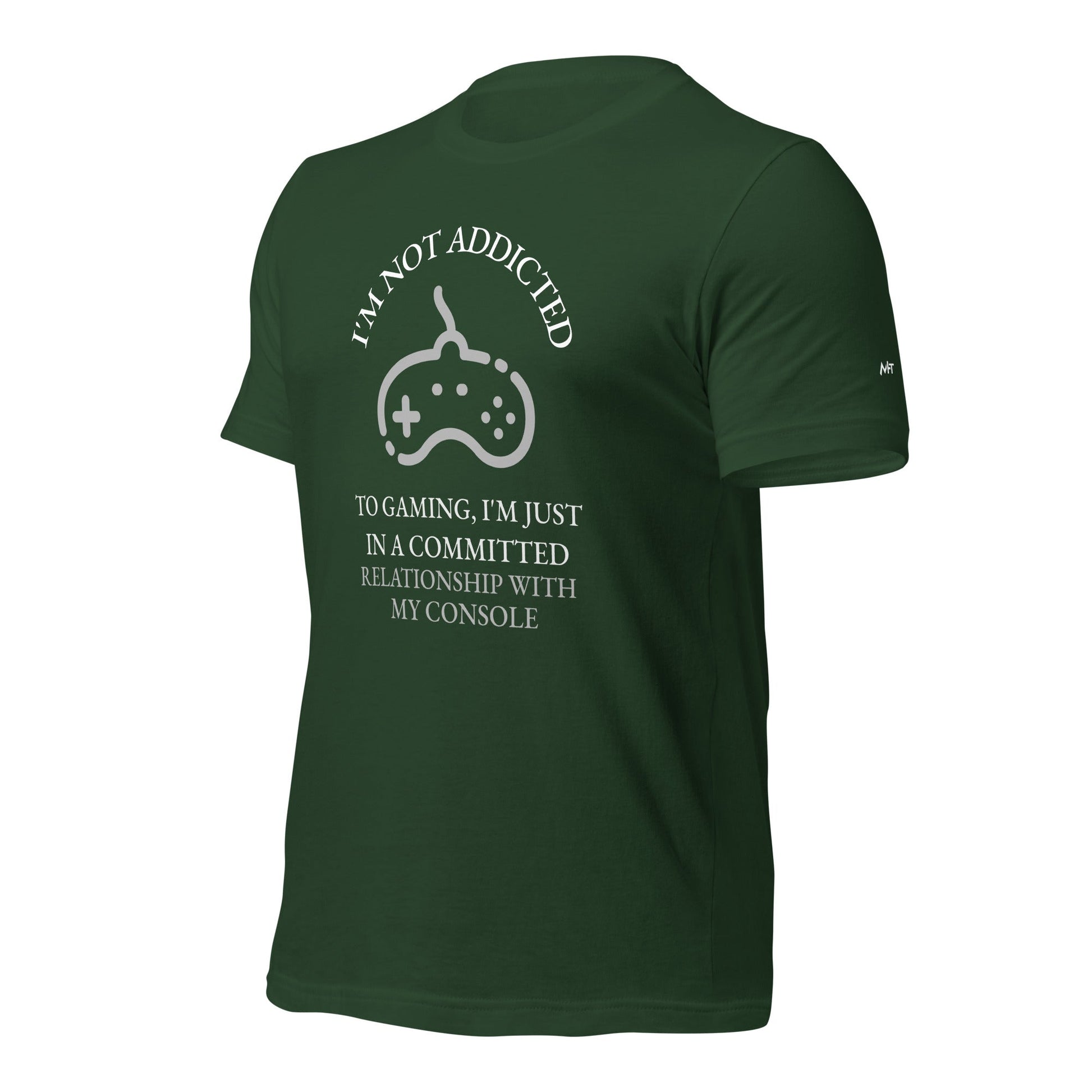 I'm not addicted to gaming - Unisex t-shirt by DarkByteGear