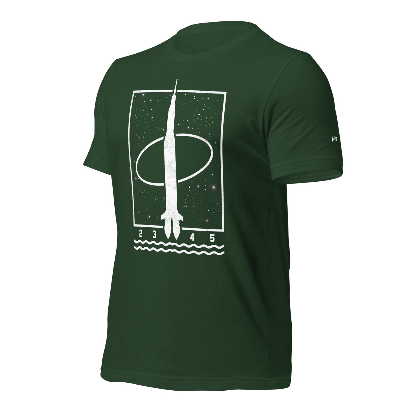 1 2 3 4 5 - Unisex t-shirt by DarkByteGear