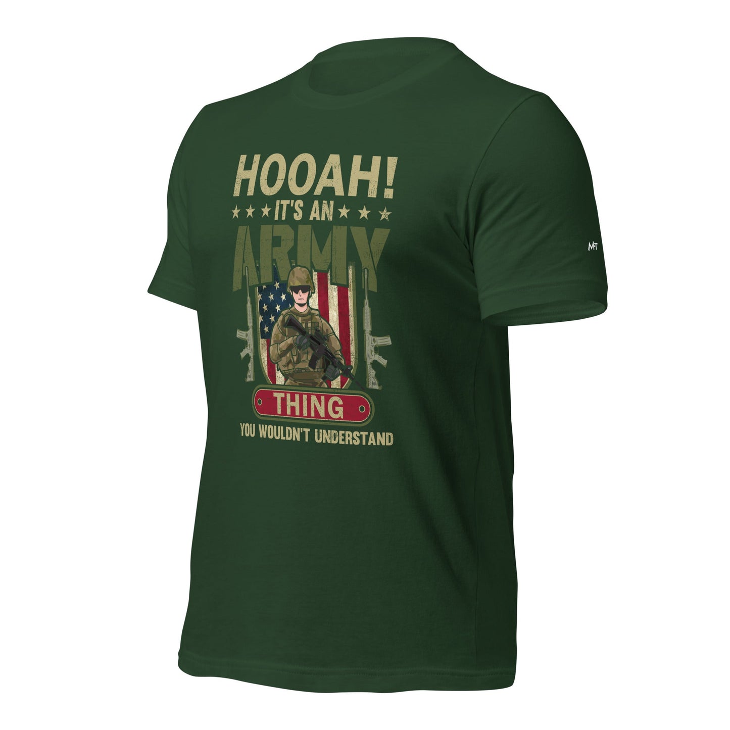 HOOAH! It's an Army thing you wouldn't understand - Unisex t-shirt by DarkByteGear