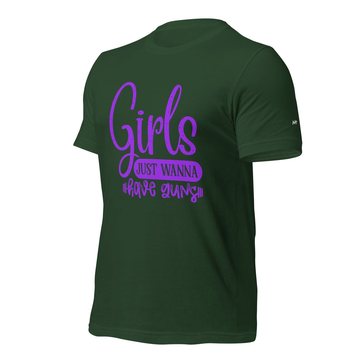 Girls just wanna have guns - Unisex t-shirt by DarkByteGear