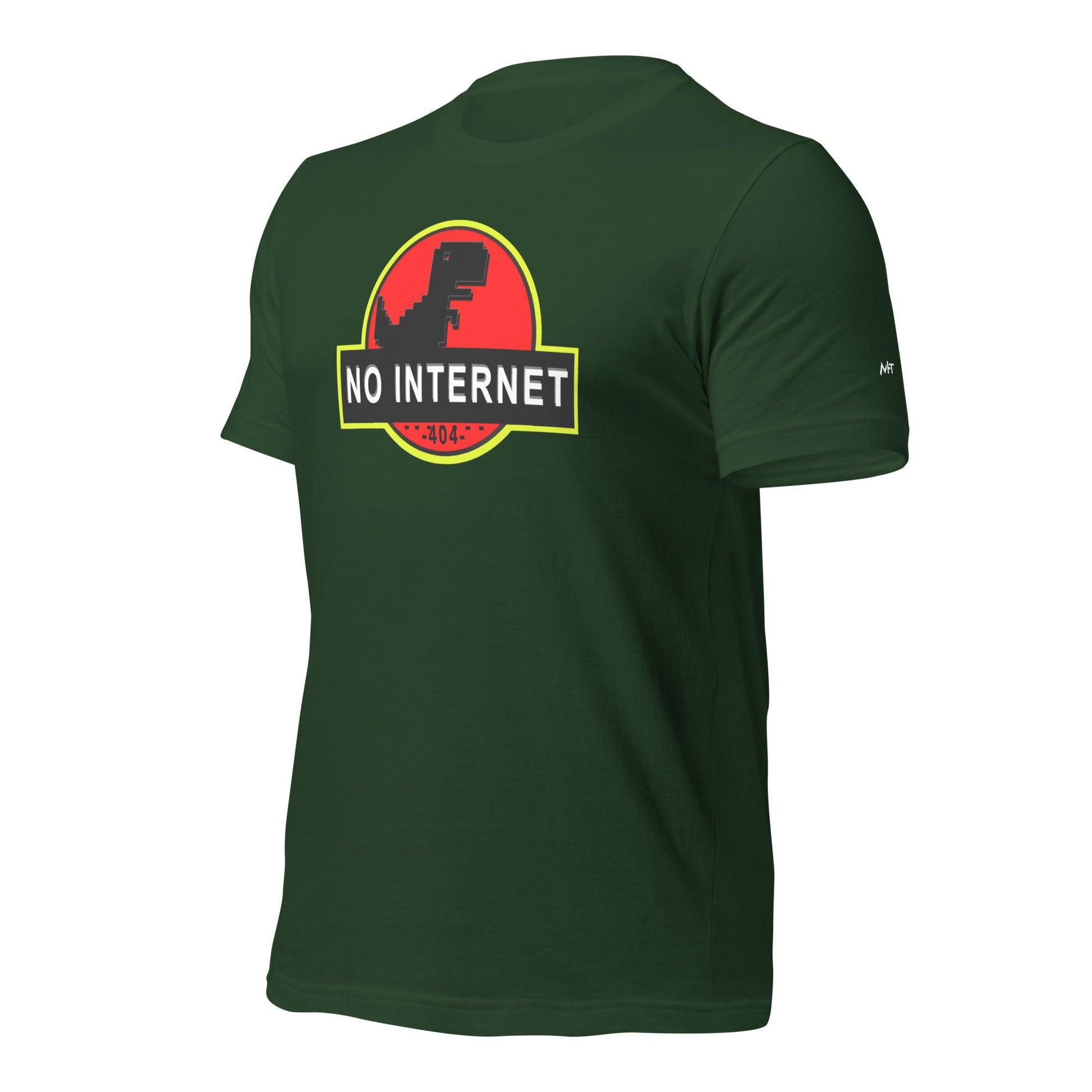 No internet 404 - Unisex t-shirt by DarkByteGear
