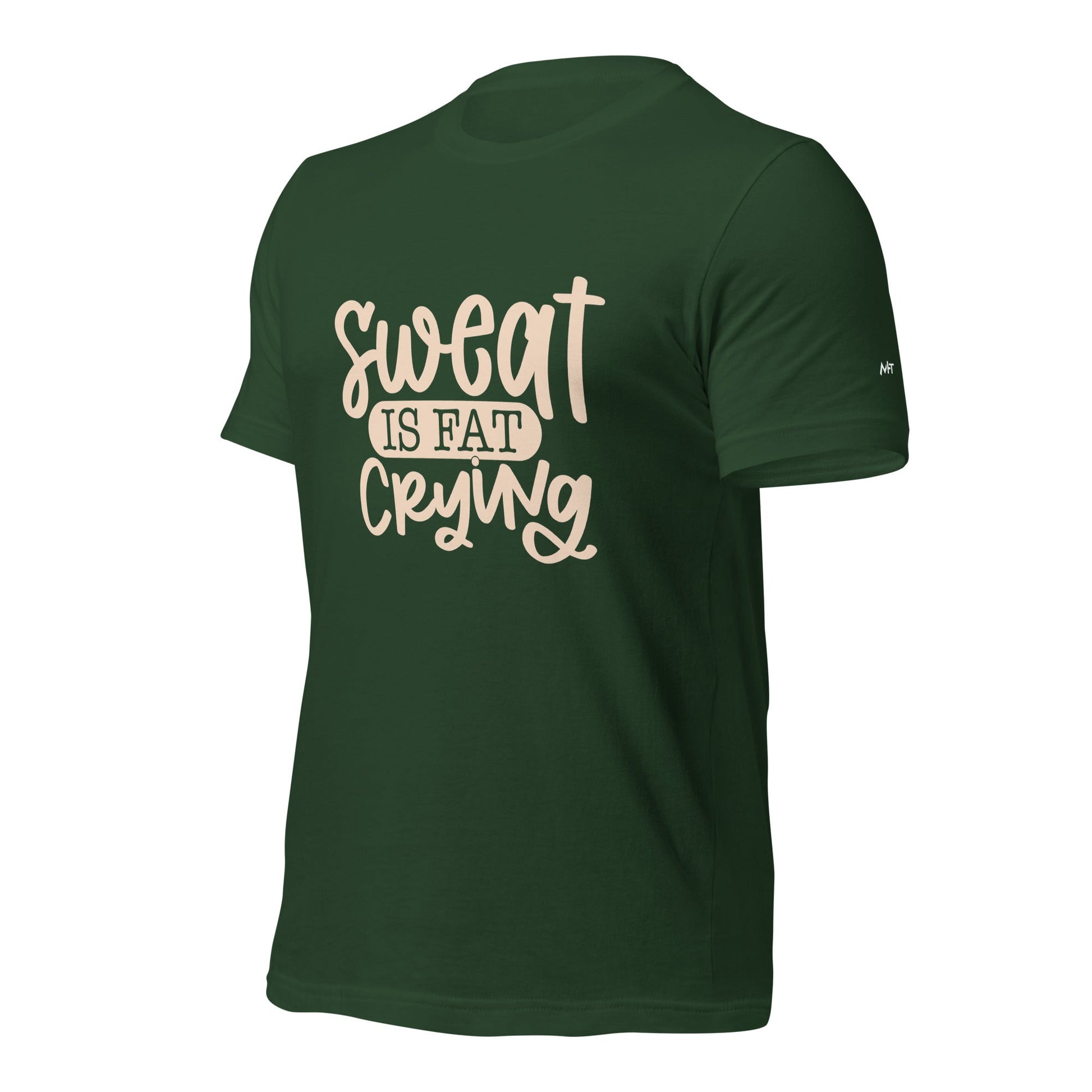 Sweat is fat crying - Unisex t-shirt by DarkByteGear