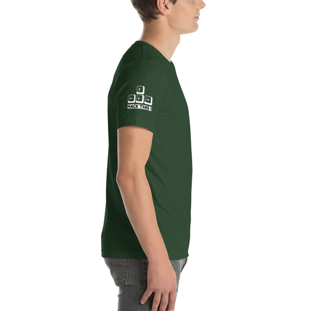 Hack this - Short-Sleeve Unisex T-Shirt (all sides print) by DarkByteGear
