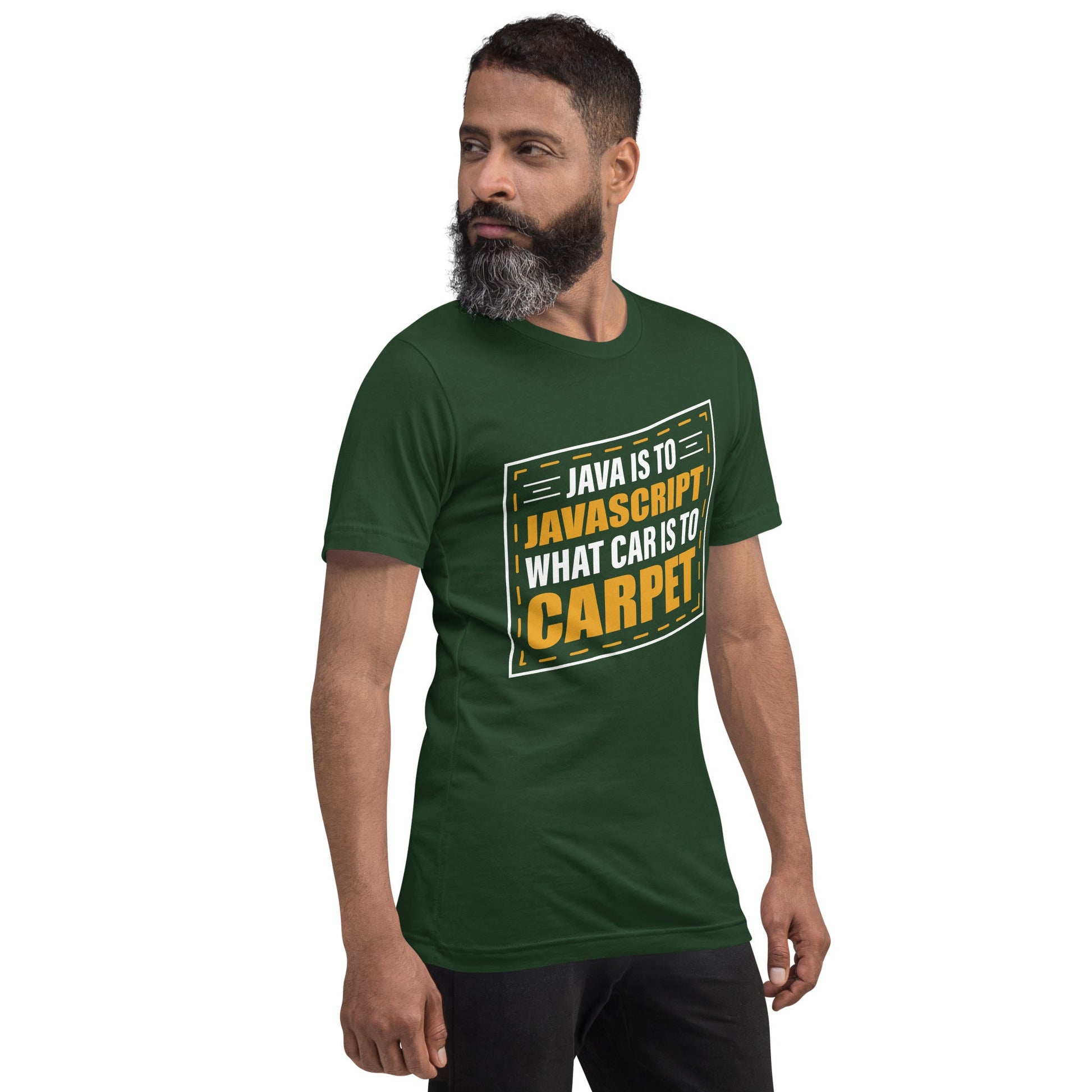 Java is to JavaScript - Unisex t-shirt by DarkByteGear